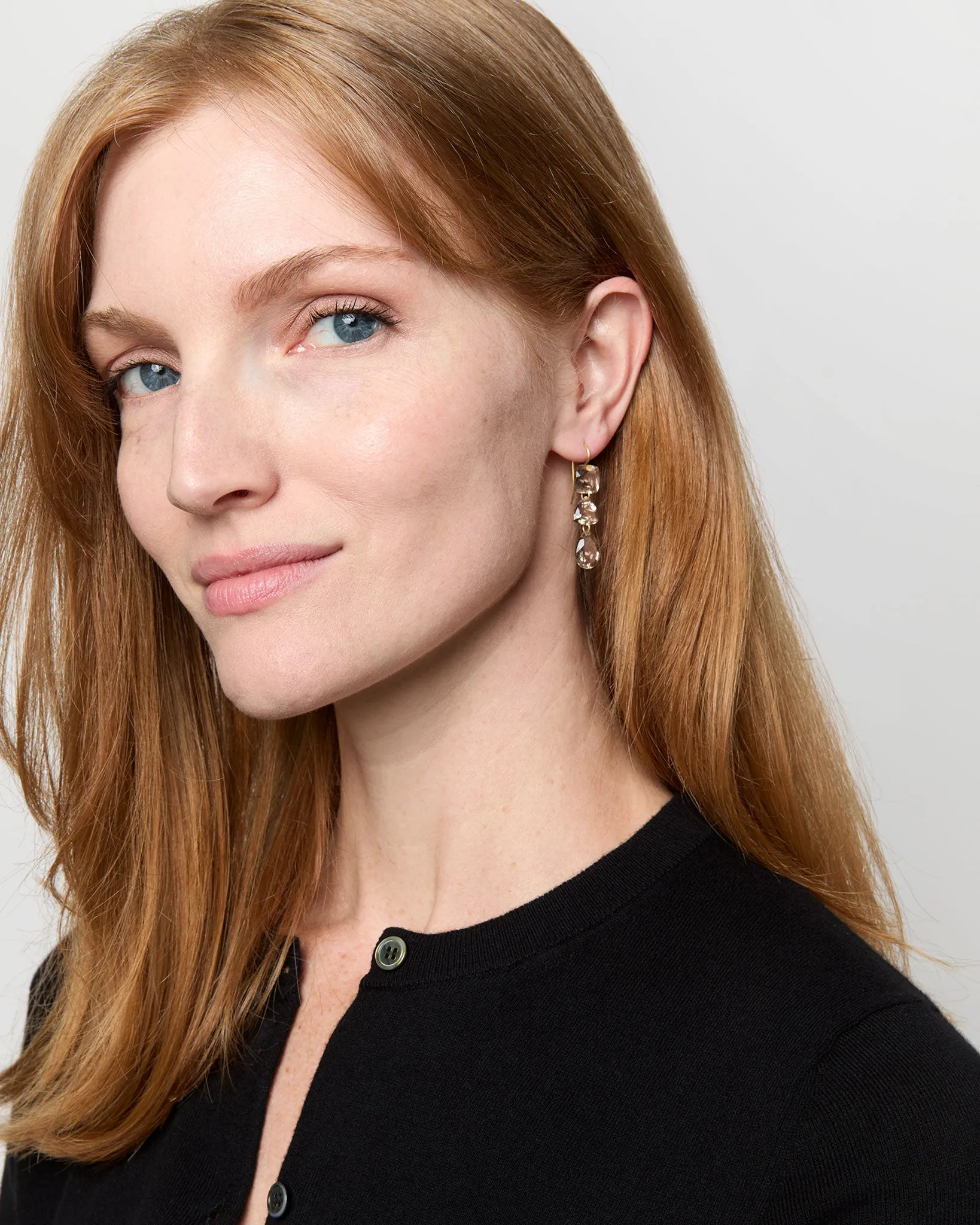 Jemima Earrings in Smokey Quartz sold by Mashburn product image thumbnail 2