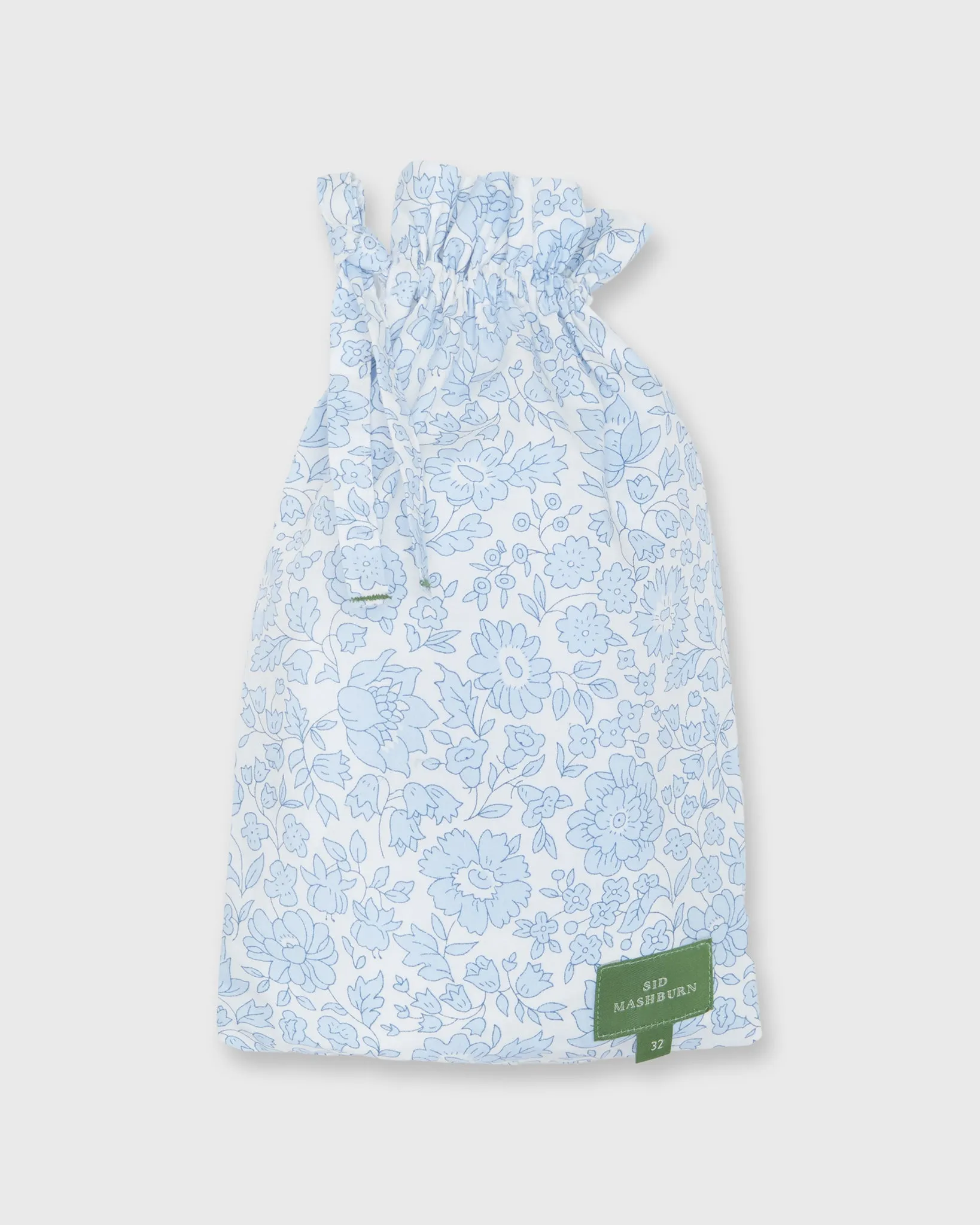 Button-Front Boxer Short in Pale Blue D'Anjo Sky Liberty Fabric sold by Mashburn product image thumbnail 2