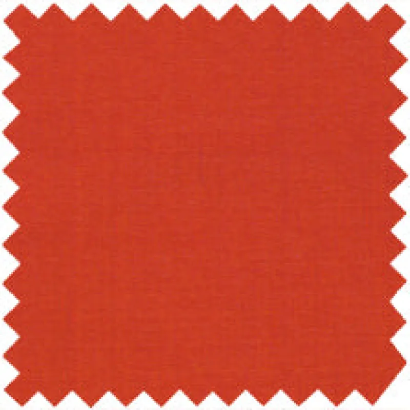 Made-to-Order Mandarin Tunic in Tomato Iridescent Silk Shantung sold by Mashburn