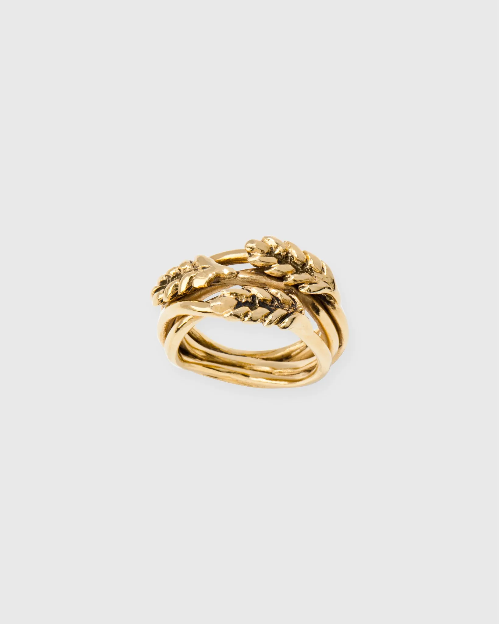 Wheat Ring in Gold sold by Mashburn