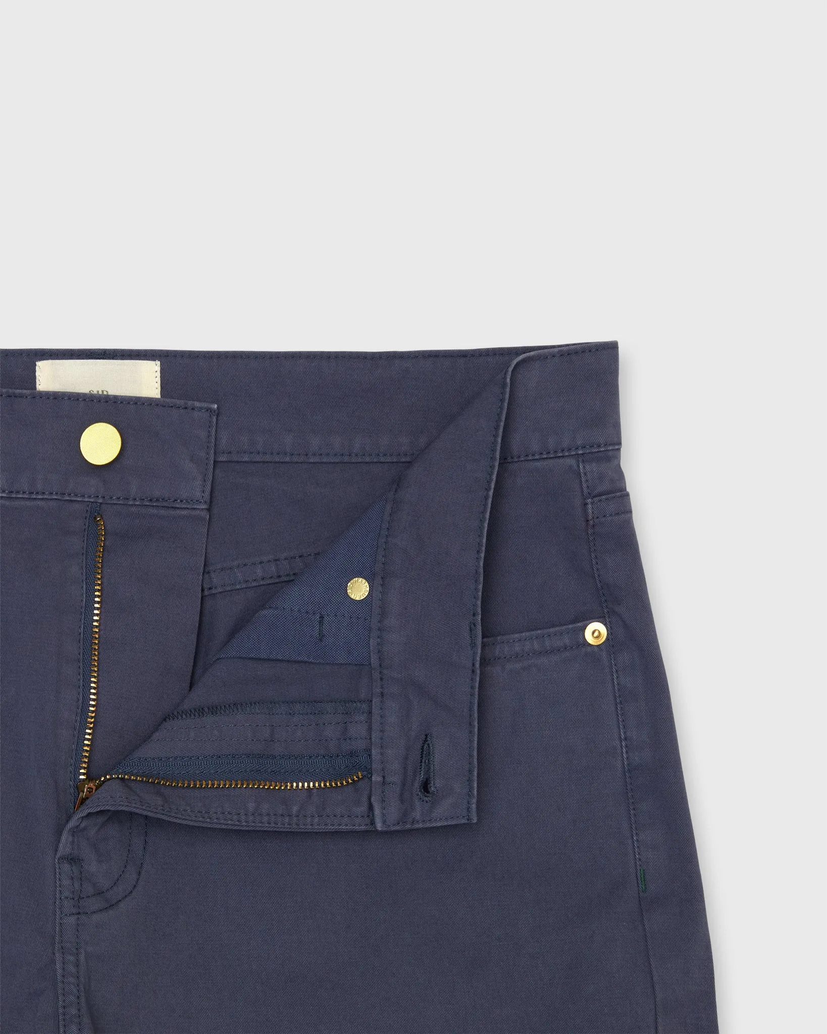 Slim Straight 5-Pocket Pant in Pacific Twill sold by Mashburn product image thumbnail 3
