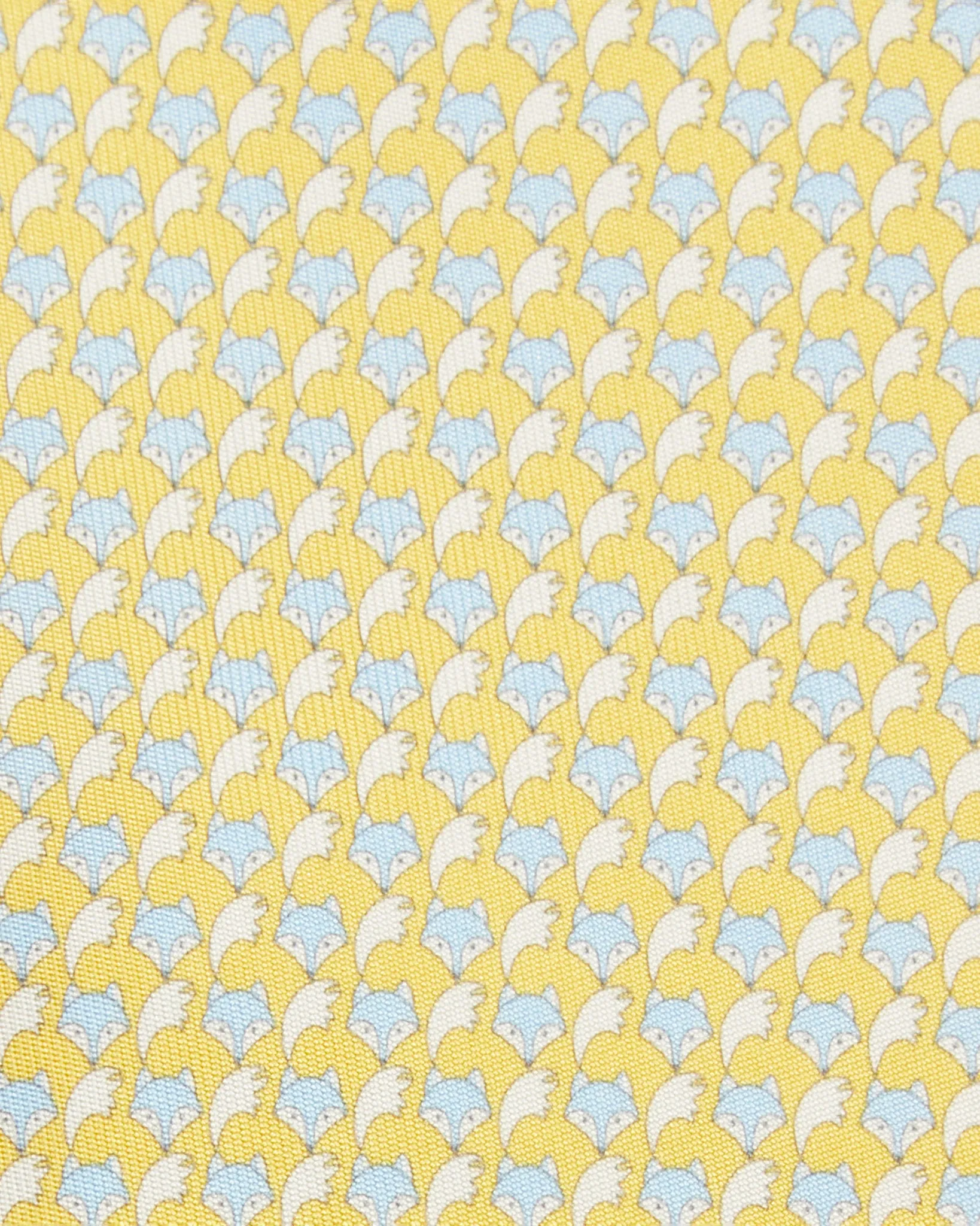 Silk Print Tie in Yellow Fox sold by Mashburn product image thumbnail 2