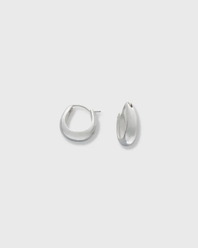 Small Hoop Earrings in Sterling Silver sold by Mashburn