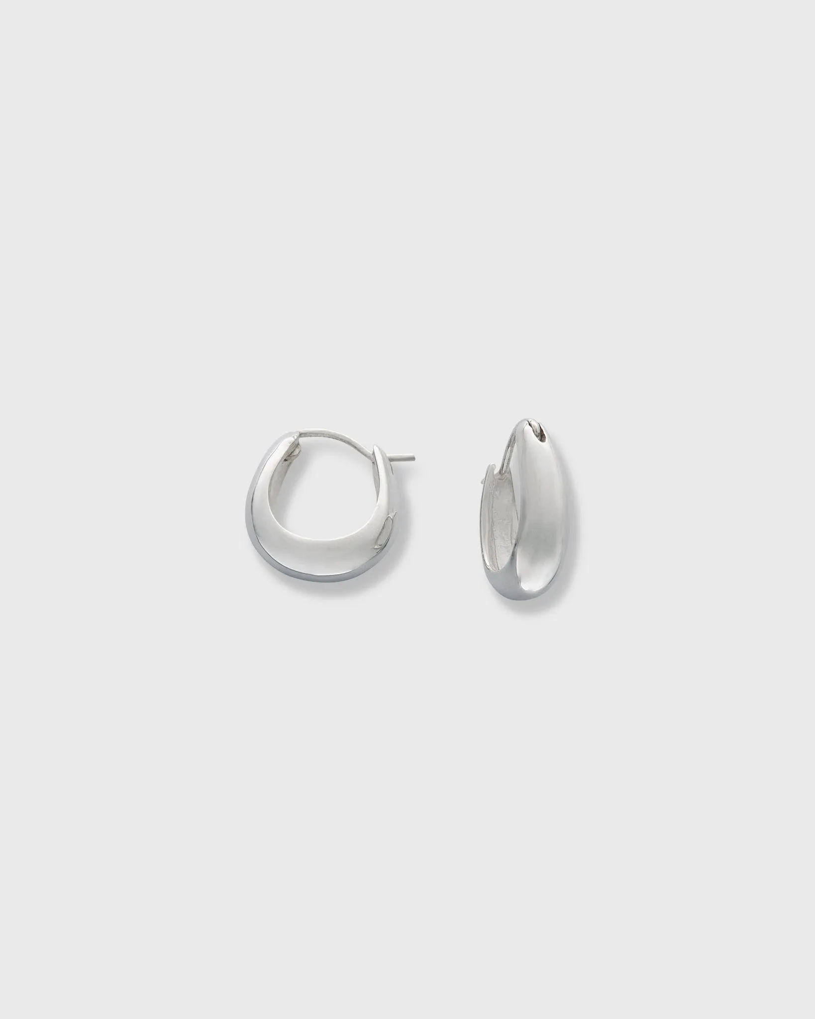Small Hoop Earrings in Sterling Silver sold by Mashburn