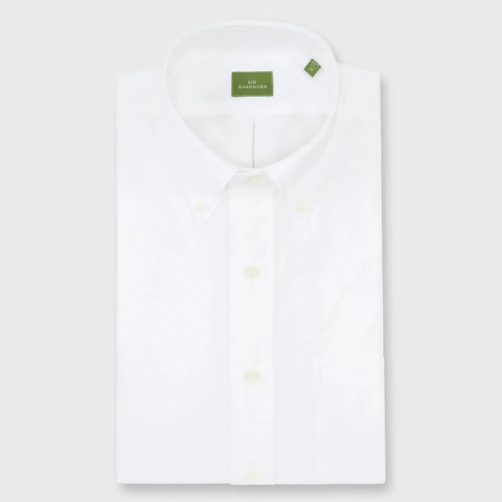 Made-to-Measure Shirt in White Oxford sold by Mashburn product image thumbnail 3