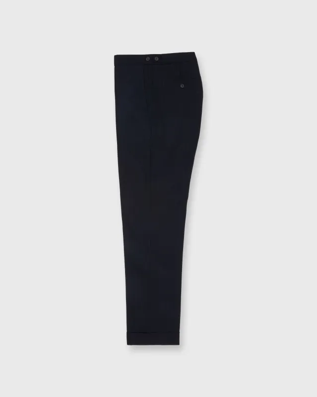 Ghost Trouser in Navy High-Twist sold by Mashburn