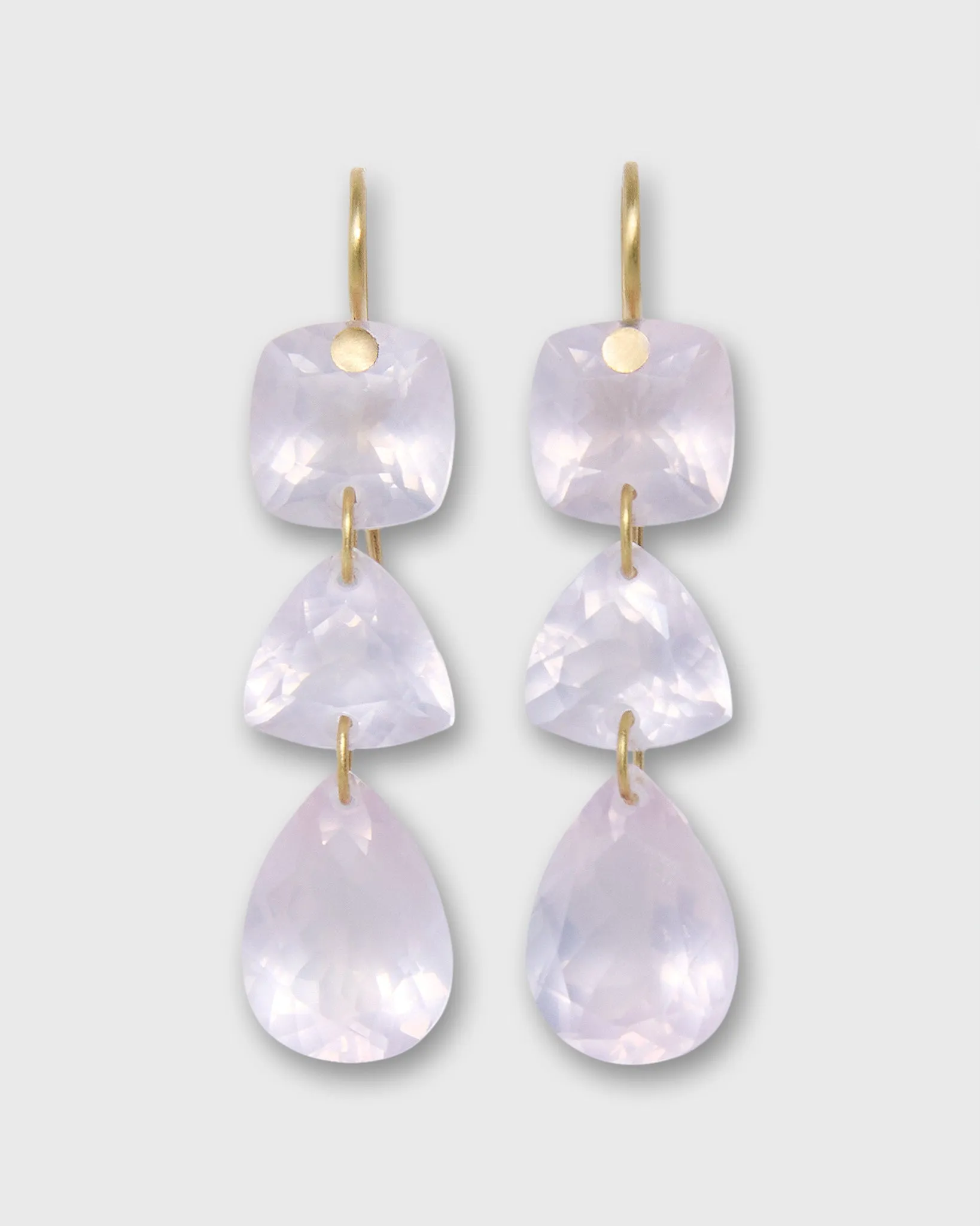 Jemima Earrings in Rose Quartz sold by Mashburn product image thumbnail 3