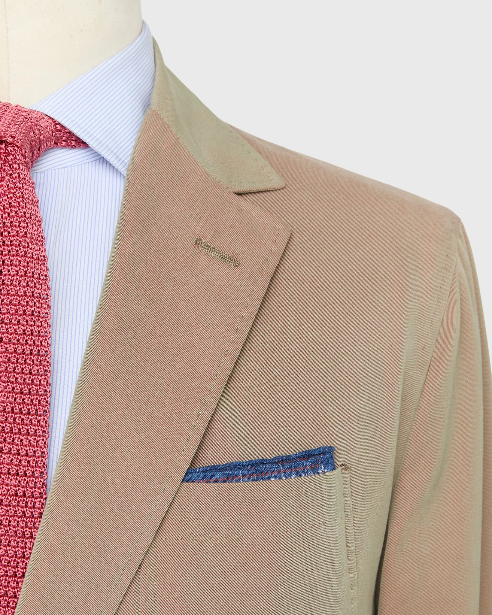 Ghost Blazer in Khaki/Red Solaro sold by Mashburn product image thumbnail 2