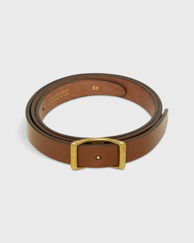 1" Reversible Conroy Belt in Medium Brown Bridle sold by Mashburn