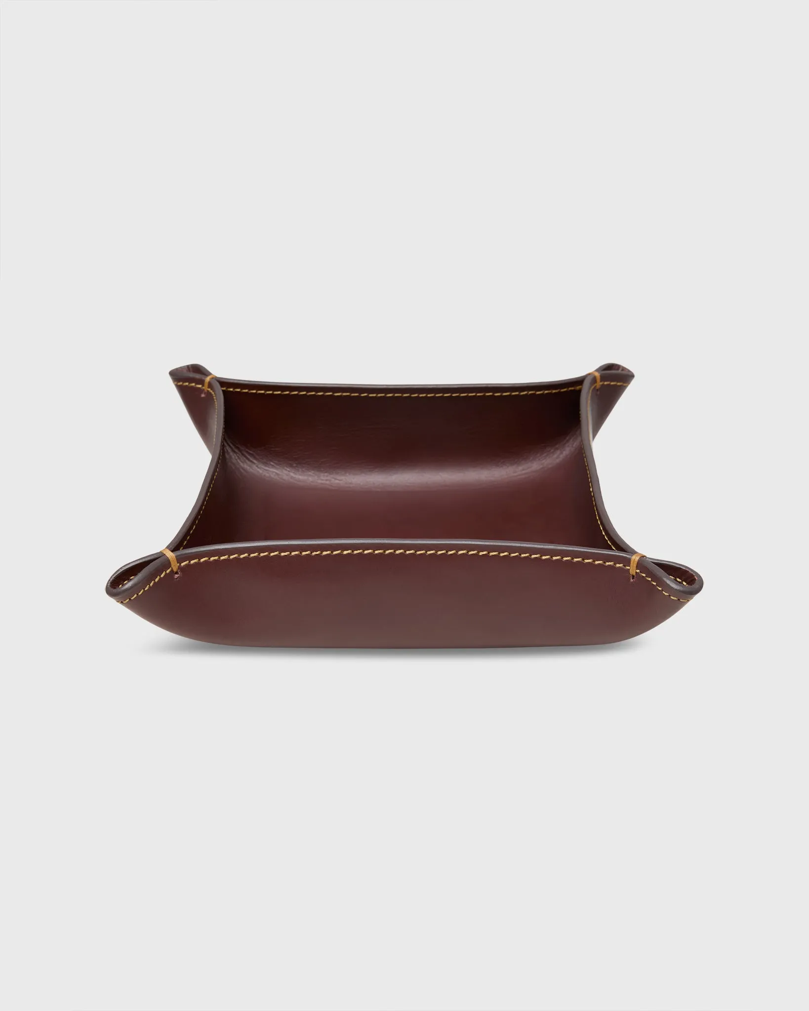 Medium Tray in Papaya Leather sold by Mashburn product image thumbnail 3