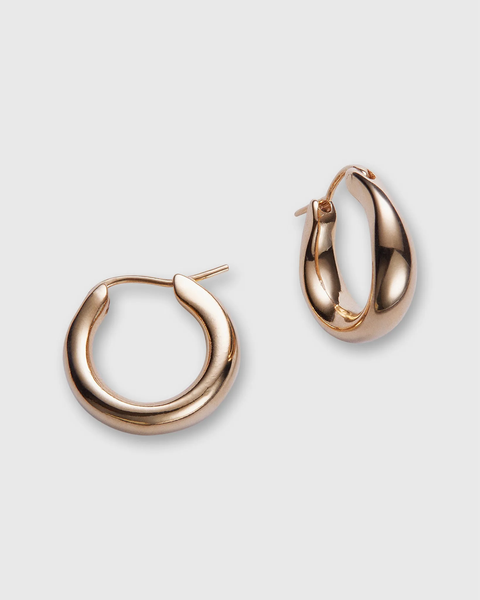 Medium Hoop Earrings in Gold sold by Mashburn product image thumbnail 3