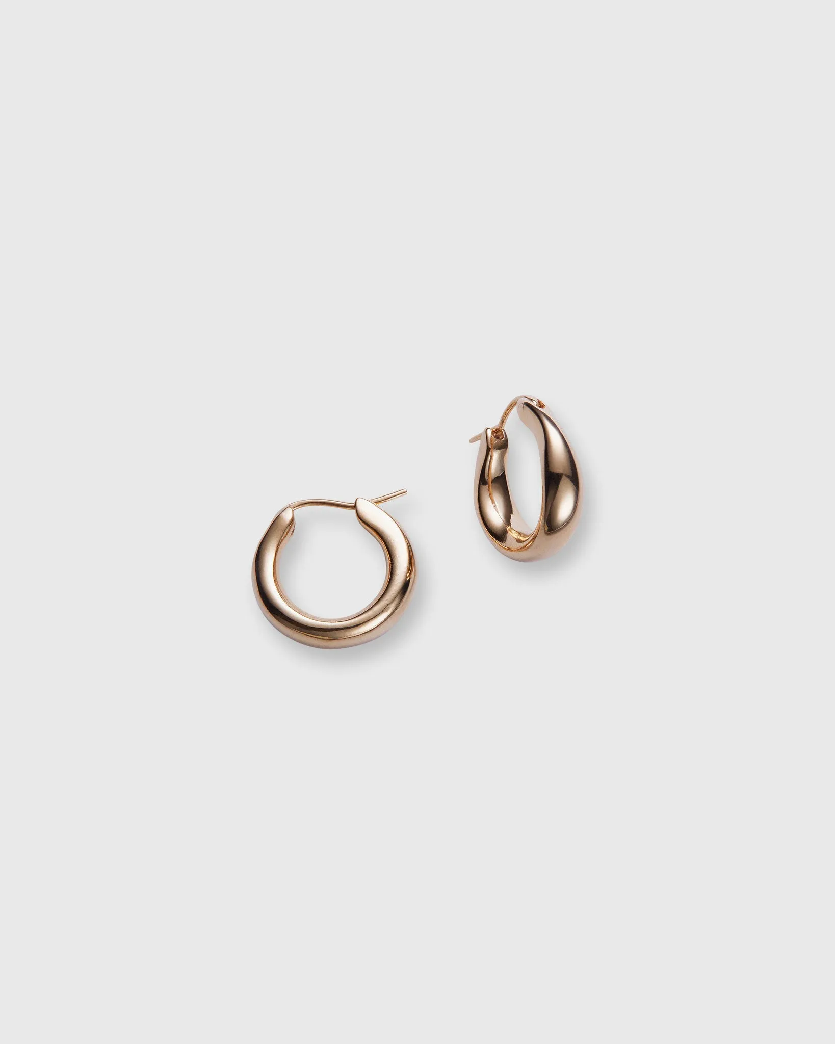 Medium Hoop Earrings in Gold sold by Mashburn