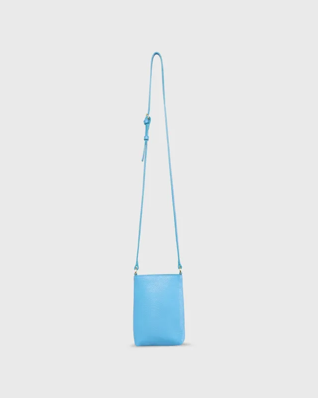 Polly Crossbody Bag in Dutch Blue Leather sold by Mashburn