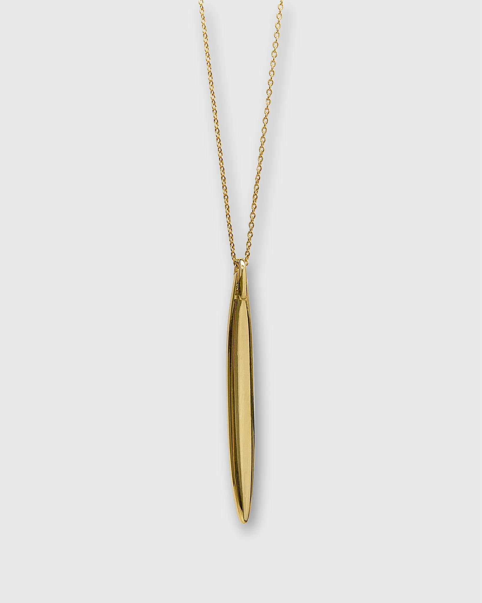 Long Drop Pendant Necklace in Gold sold by Mashburn