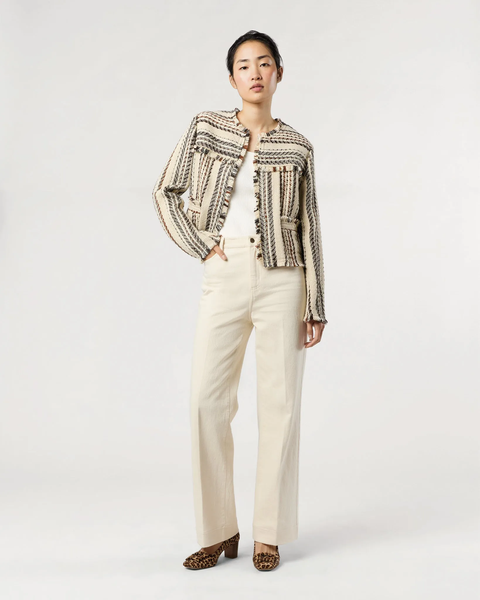 Izaria Jacket in Ecru sold by Mashburn product image thumbnail 3