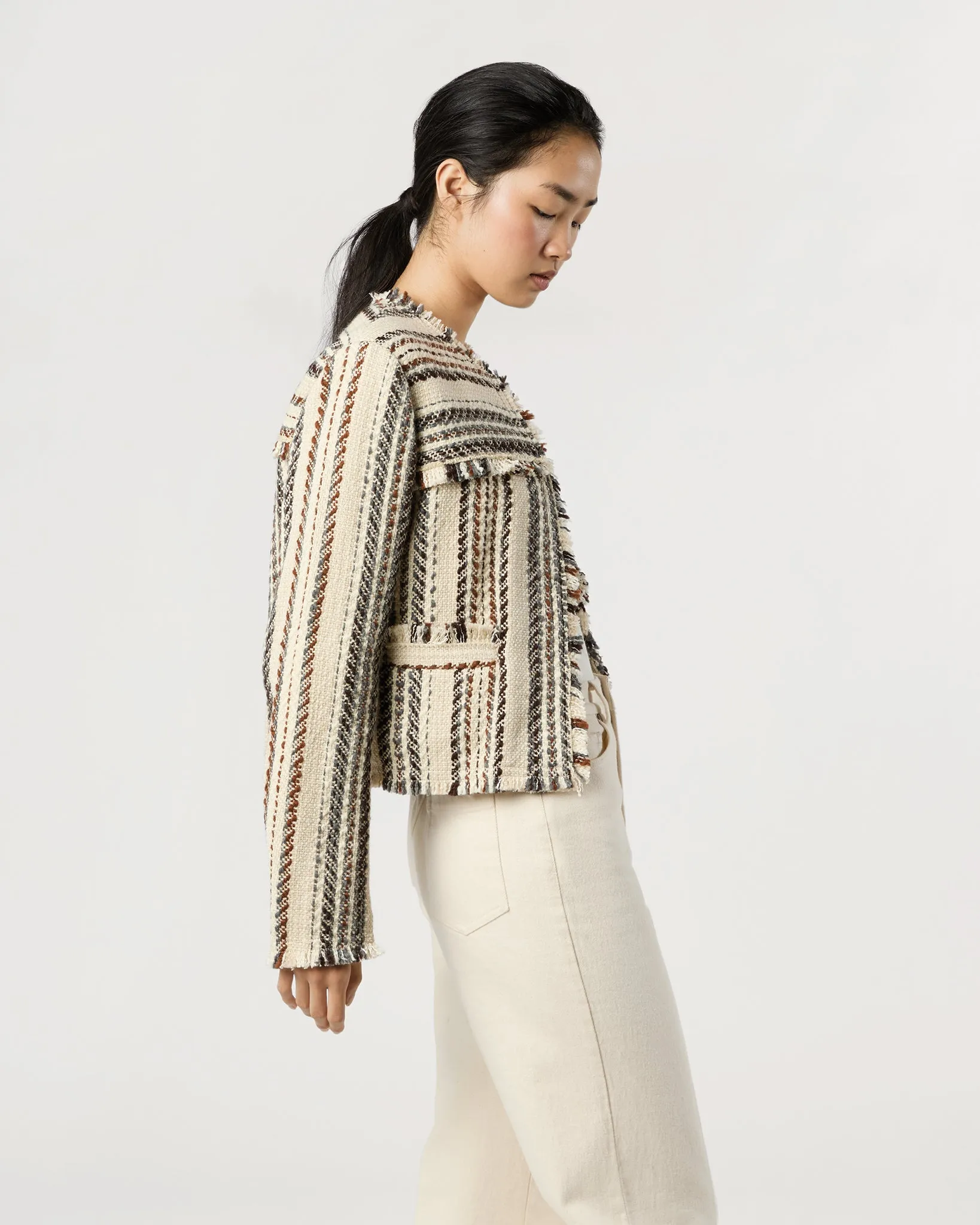 Izaria Jacket in Ecru sold by Mashburn product image thumbnail 4