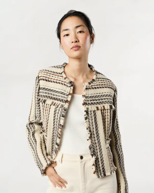 Izaria Jacket in Ecru sold by Mashburn