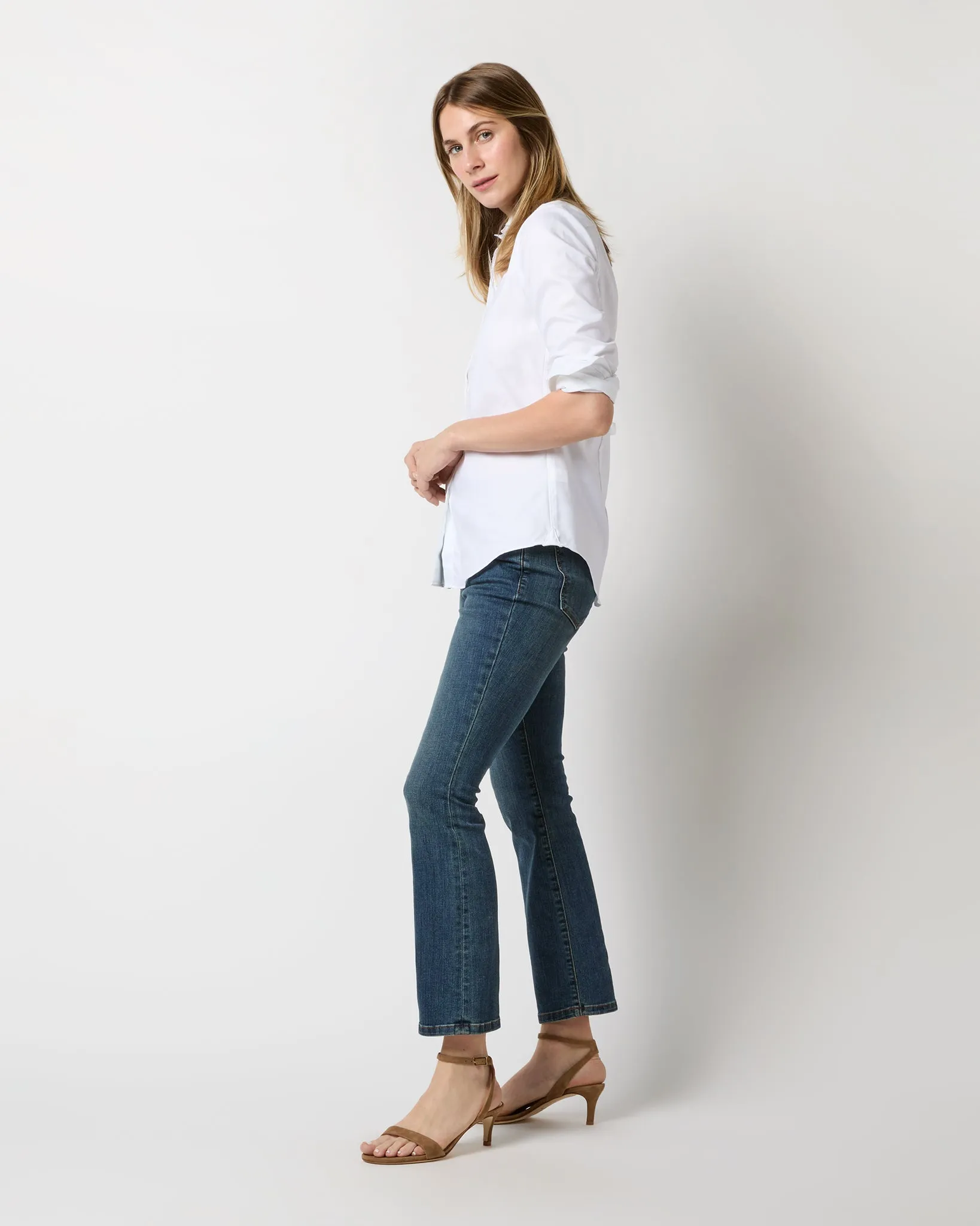 Icon Spread Shirt in White Roxford sold by Mashburn product image thumbnail 5