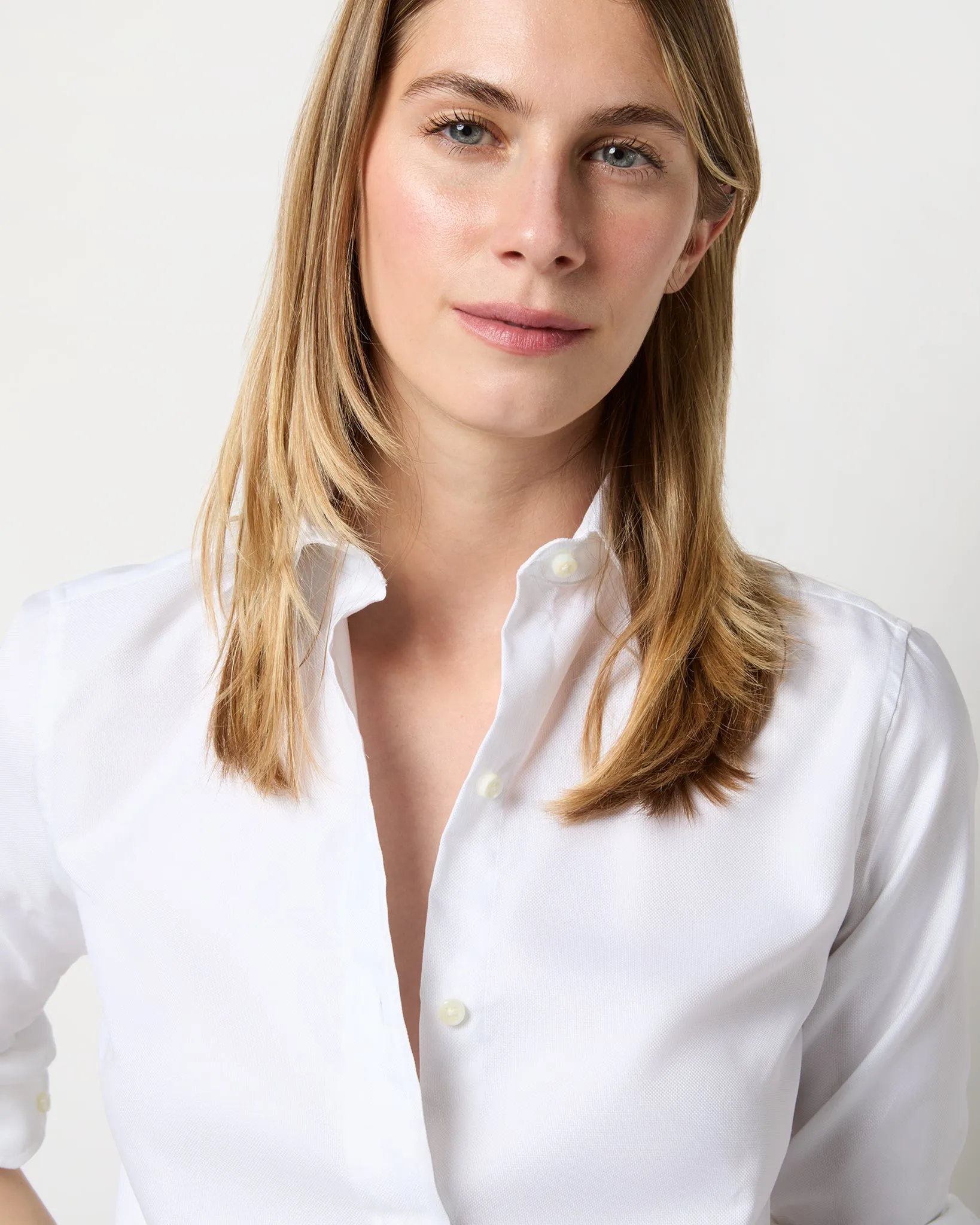 Icon Spread Shirt in White Roxford sold by Mashburn product image thumbnail 2