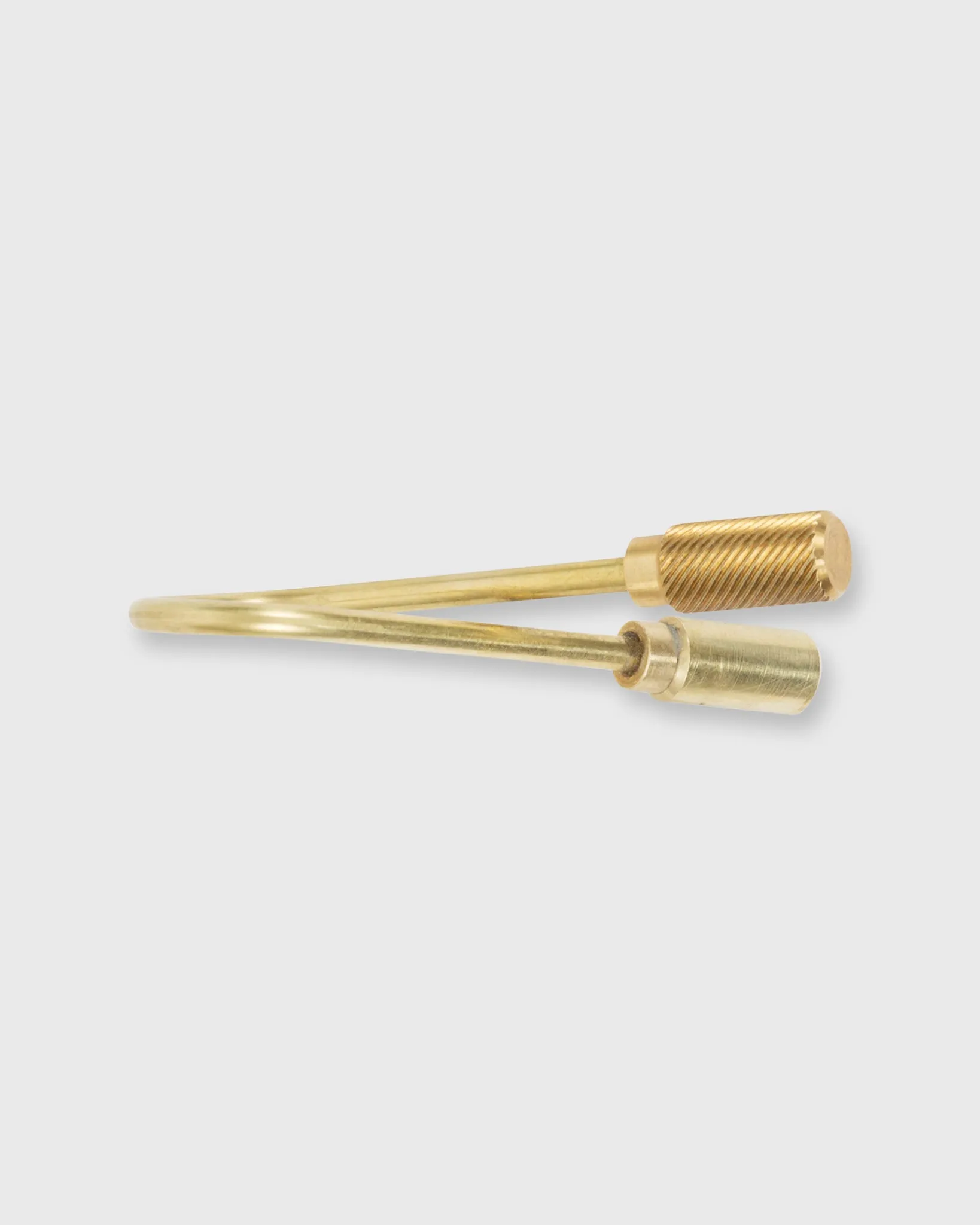 Closed Helix Key Ring in Brass sold by Mashburn product image thumbnail 2
