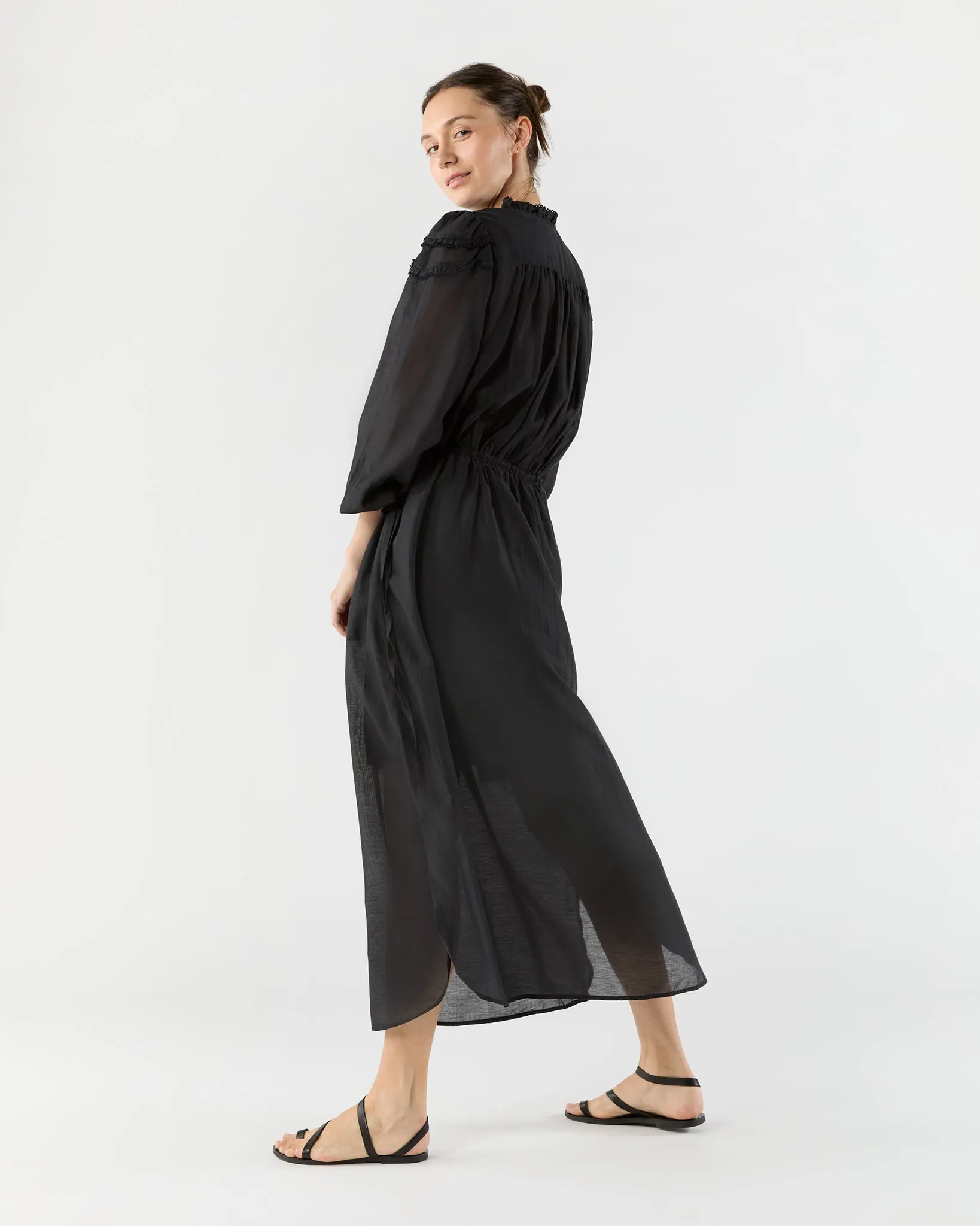 Charissa Dress in Black sold by Mashburn product image thumbnail 5