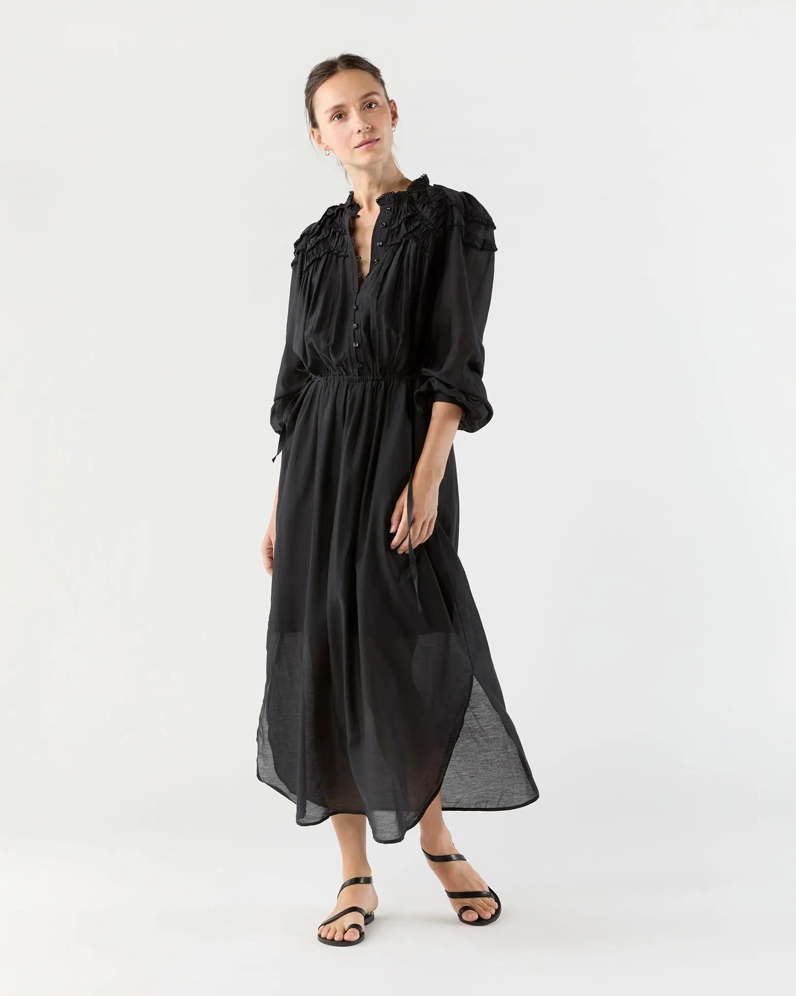Charissa Dress in Black sold by Mashburn product image thumbnail 3