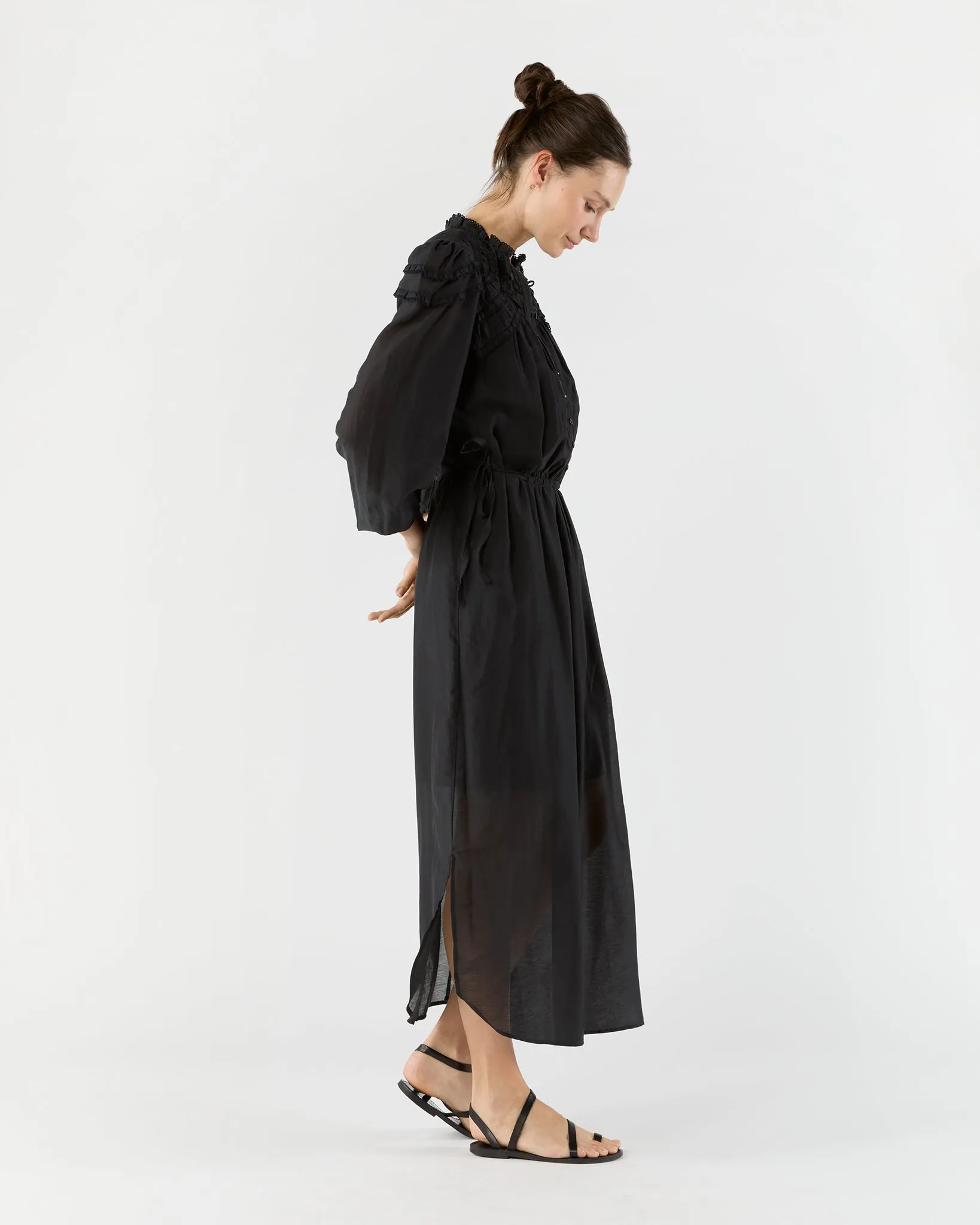 Charissa Dress in Black sold by Mashburn product image thumbnail 4