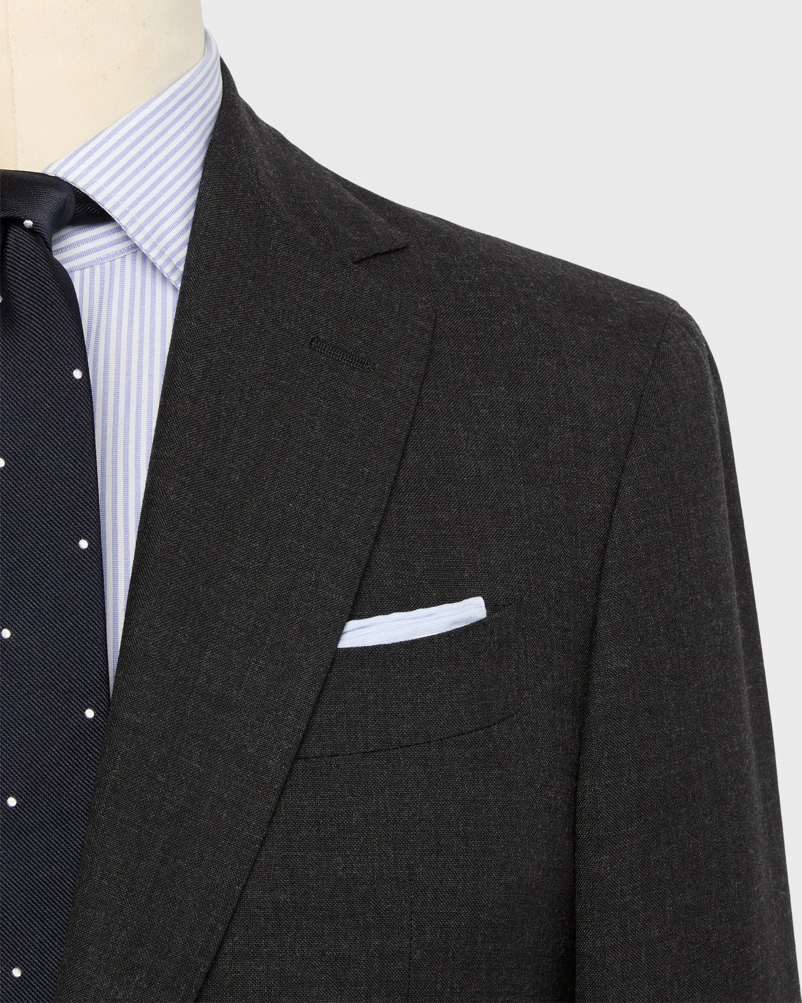 Kincaid No. 2 Suit in Charcoal Plainweave sold by Mashburn product image thumbnail 2