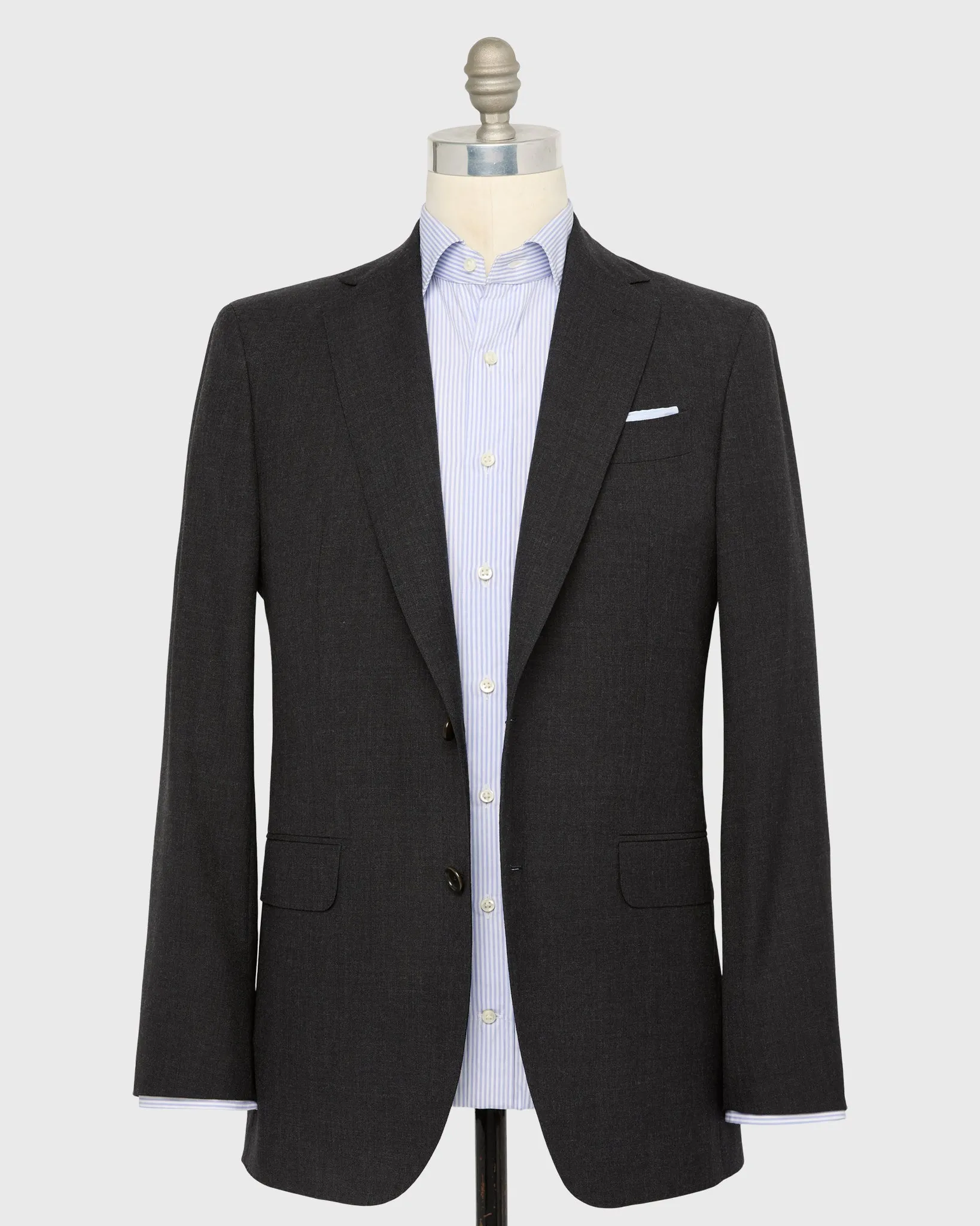 Kincaid No. 2 Suit in Charcoal Plainweave sold by Mashburn product image thumbnail 3