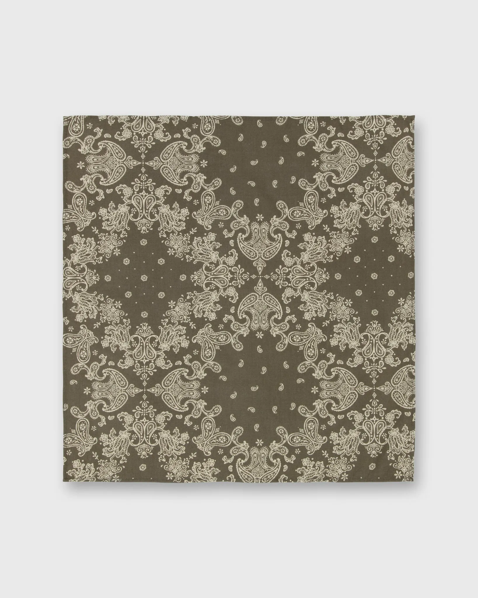 Bandana in Olive Paisley sold by Mashburn product image thumbnail 2