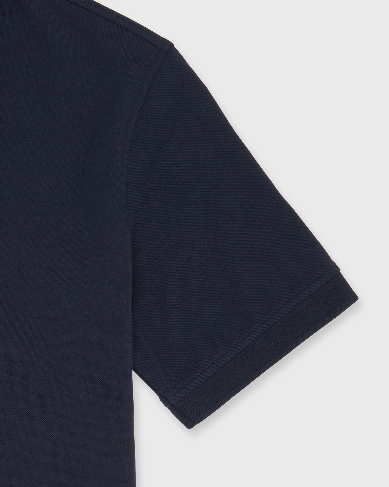 Court Polo in Navy Pima Pique sold by Mashburn product image thumbnail 3