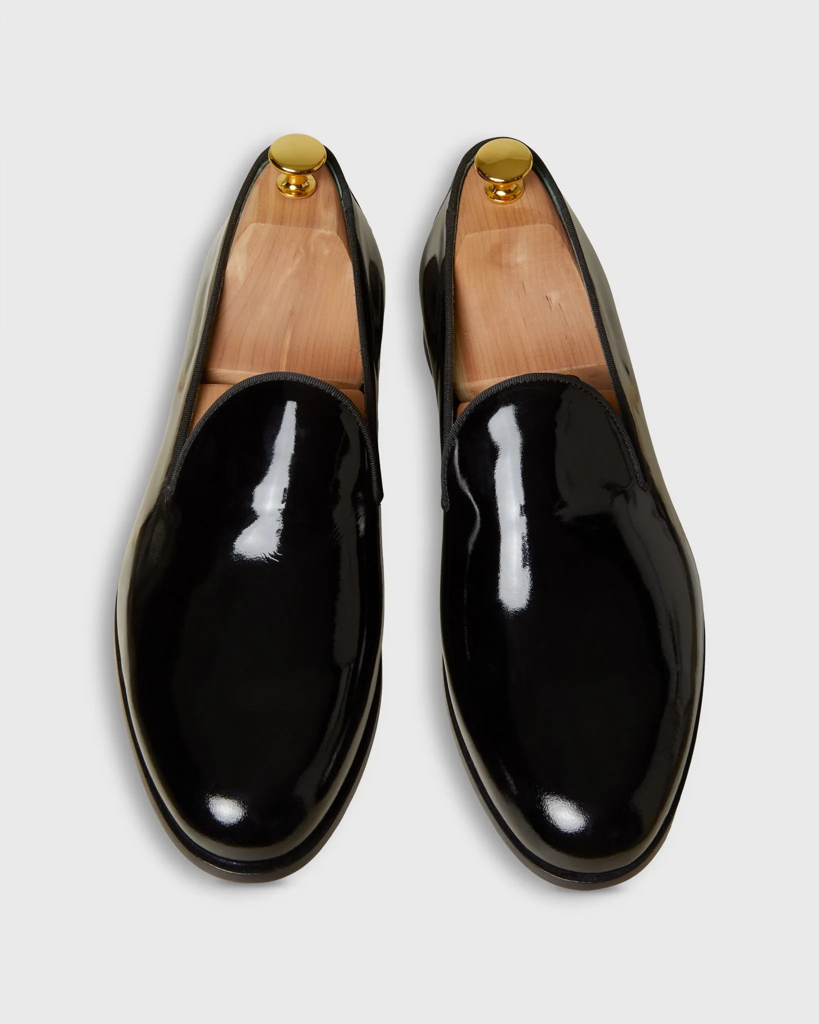 Formal Slipper in Black Patent Leather sold by Mashburn