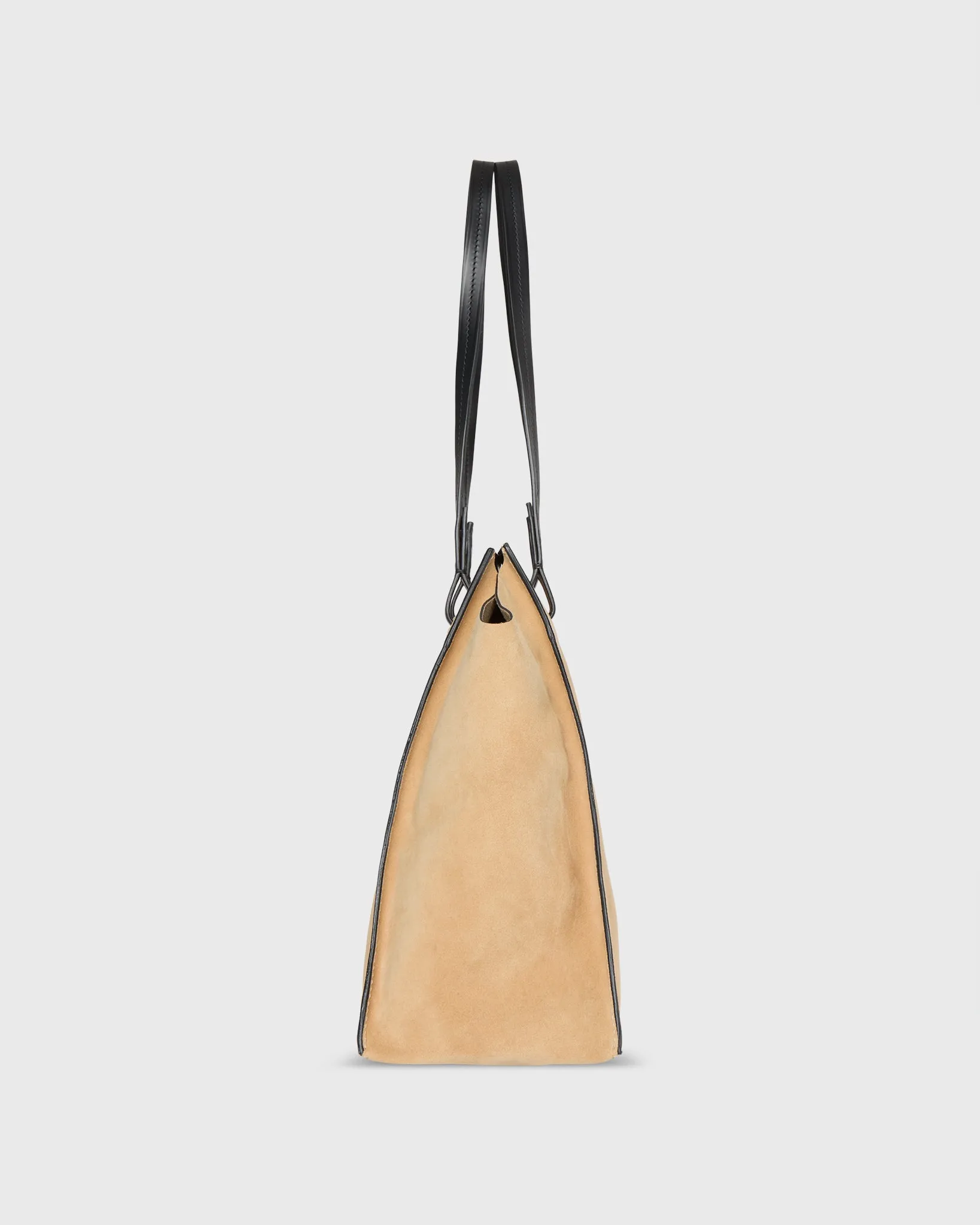 Evie Tote in Camel Suede sold by Mashburn product image thumbnail 5