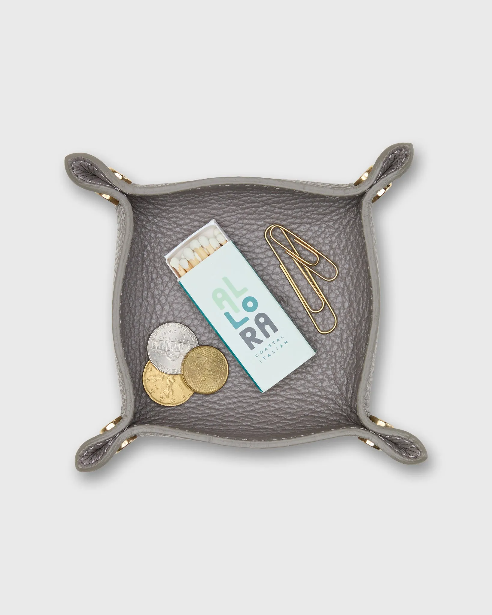 Soft Small Square Tray in Elephant Leather sold by Mashburn product image thumbnail 2