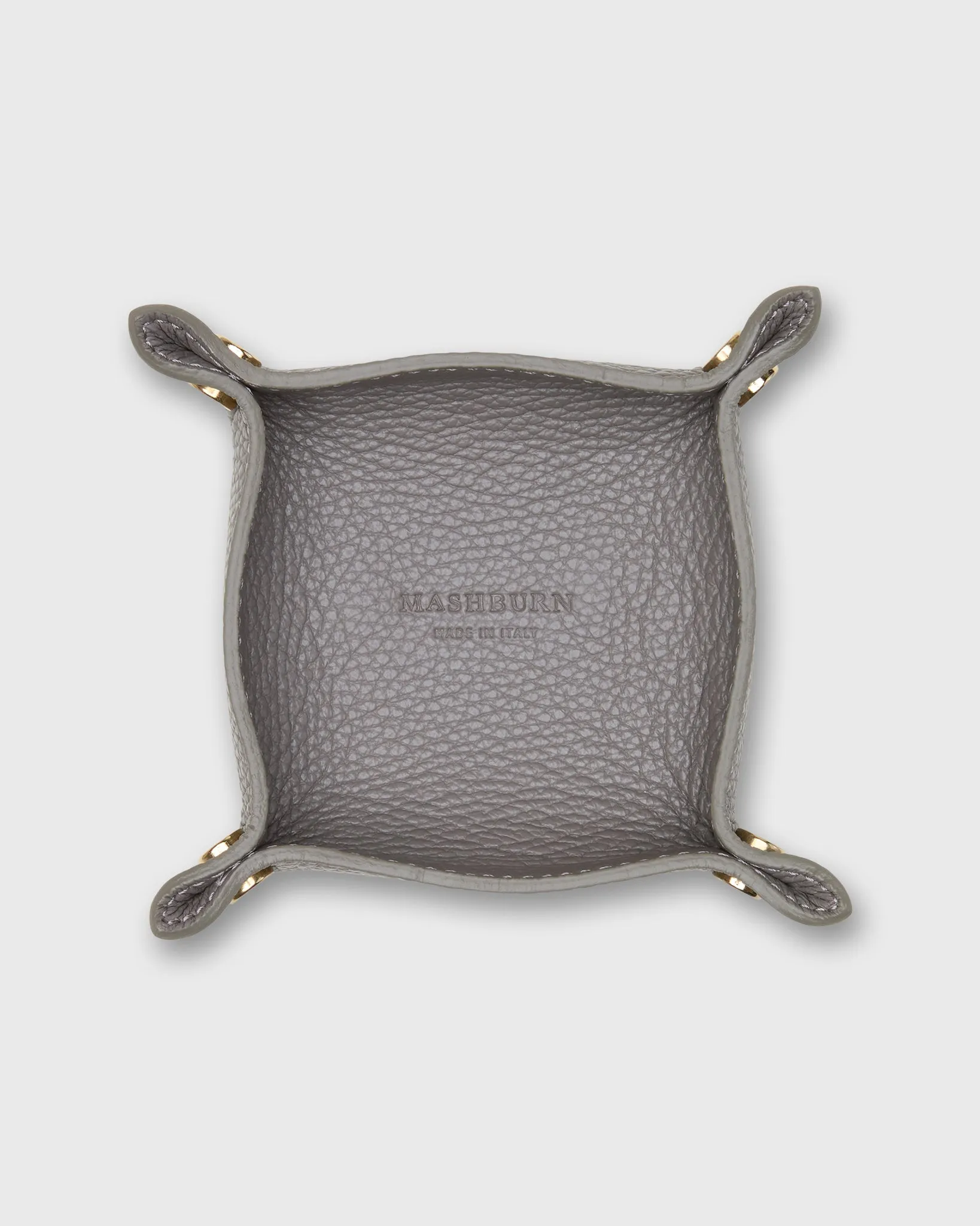 Soft Small Square Tray in Elephant Leather sold by Mashburn