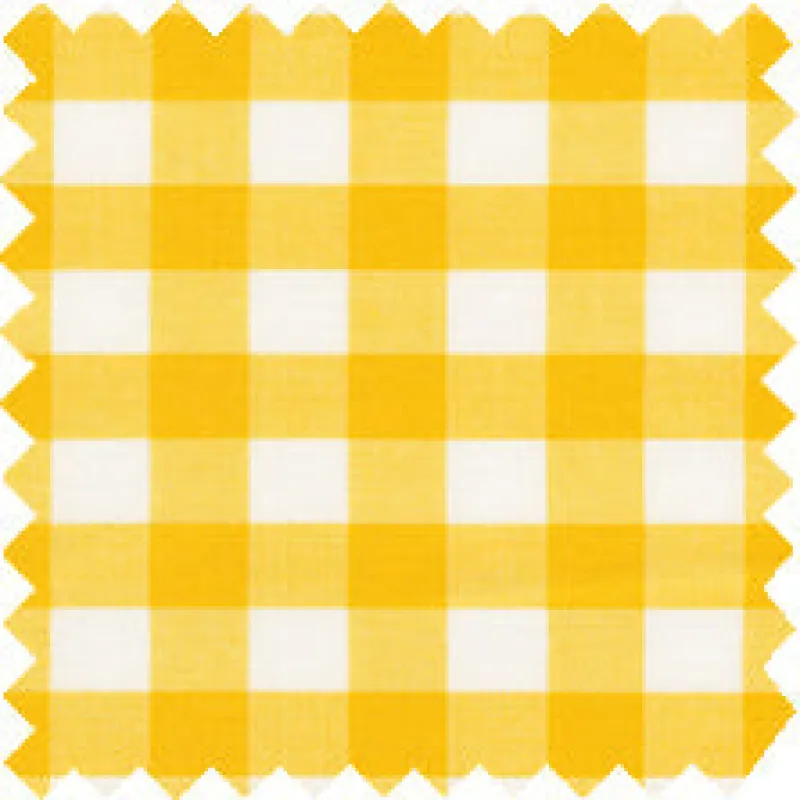Made-to-Order Anaya Popover Dress in Yellow Medium Gingham Poplin sold by Mashburn