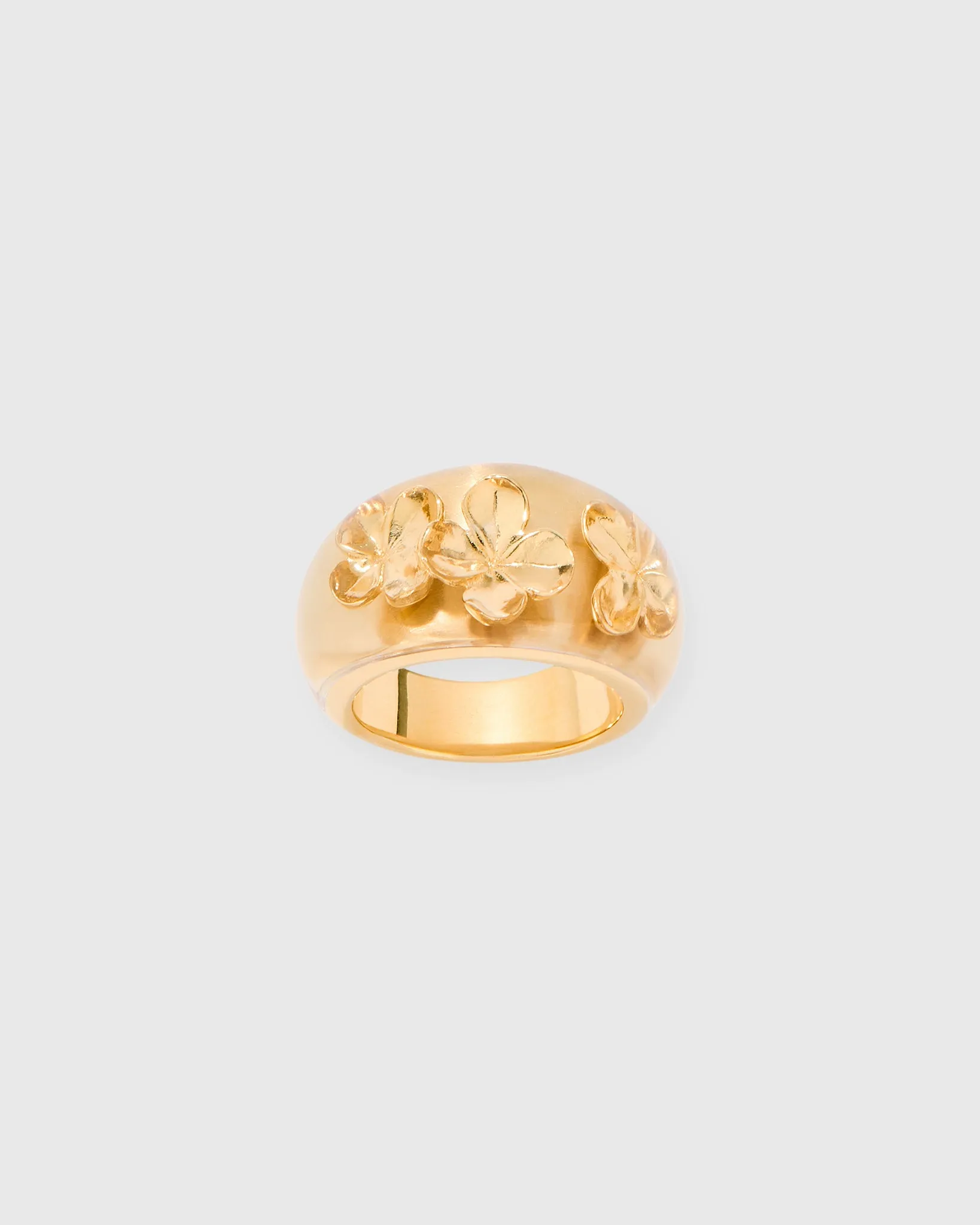 Figarella Ring in Transparent Bakelite sold by Mashburn