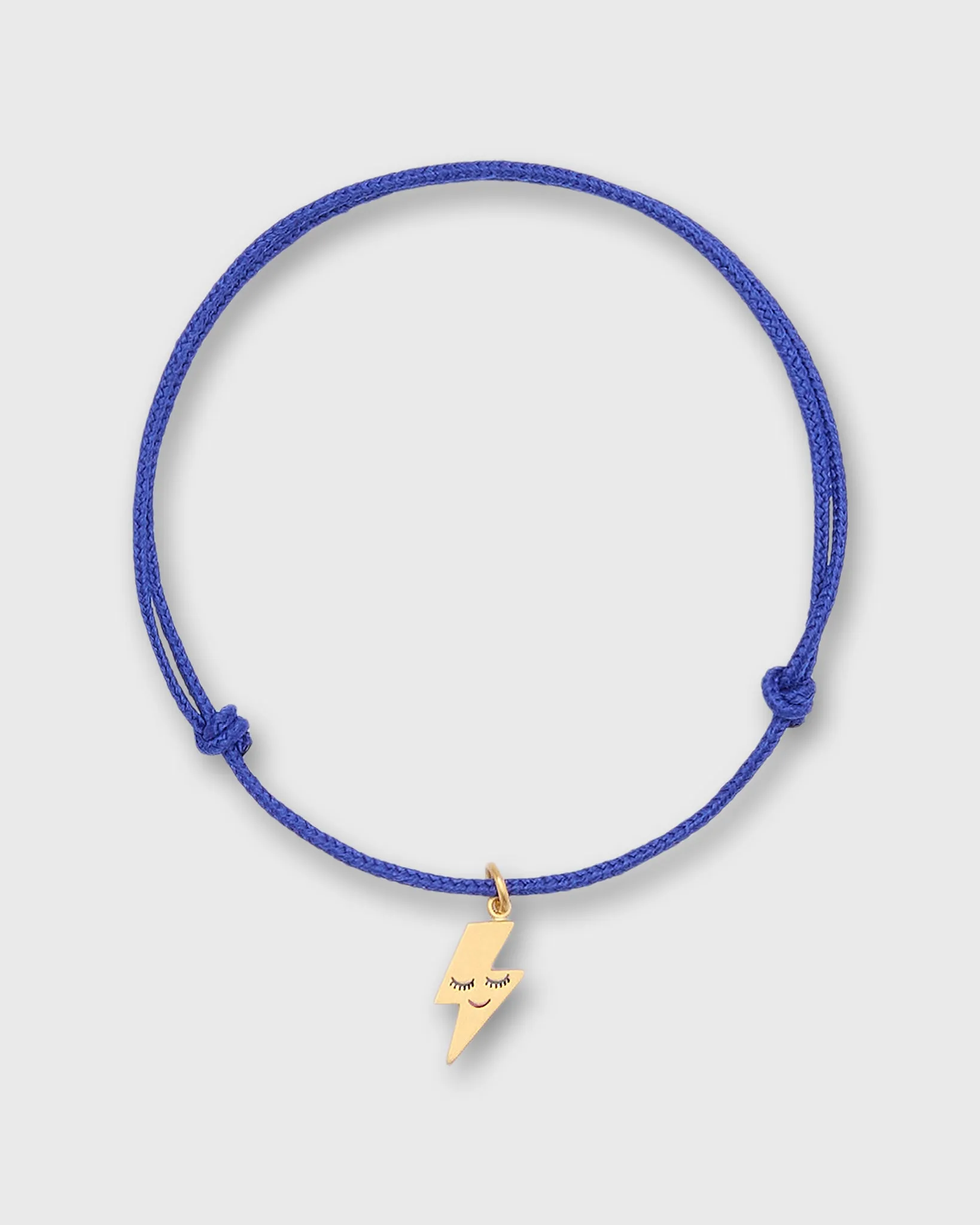 Sleeping Thunder Charm Bracelet in Gold/Assorted Color Cord sold by Mashburn