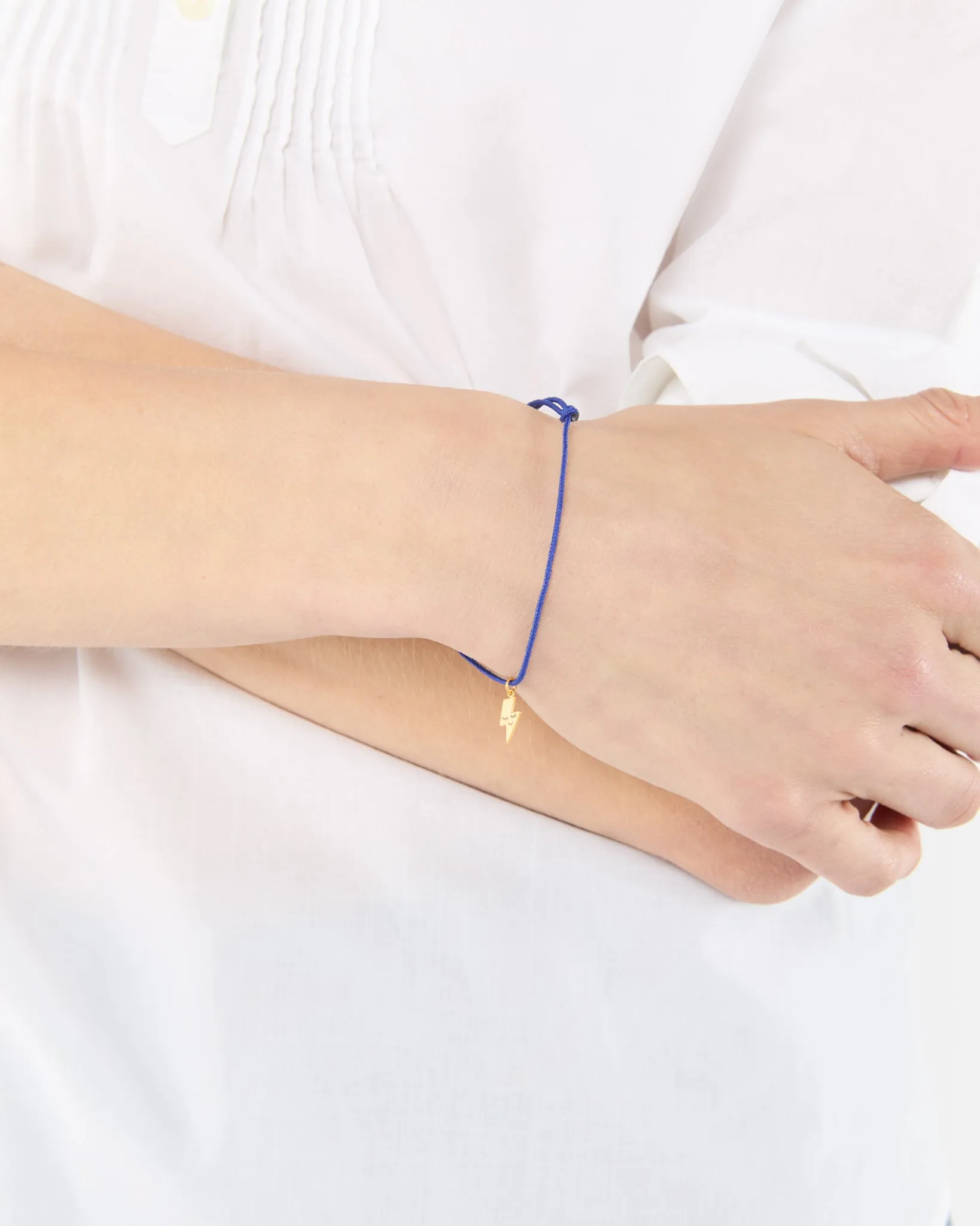 Sleeping Thunder Charm Bracelet in Gold/Assorted Color Cord sold by Mashburn product image thumbnail 2