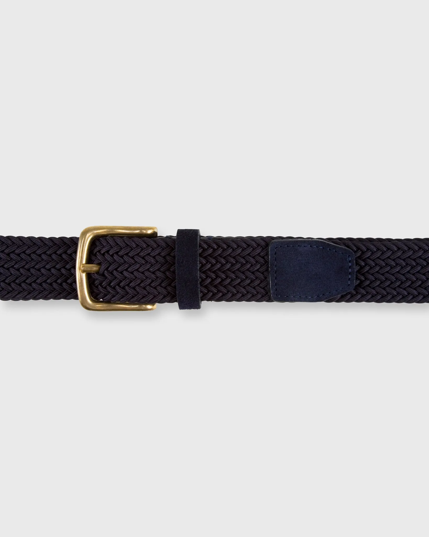 1.25" Woven Elastic Belt in Navy sold by Mashburn product image thumbnail 2