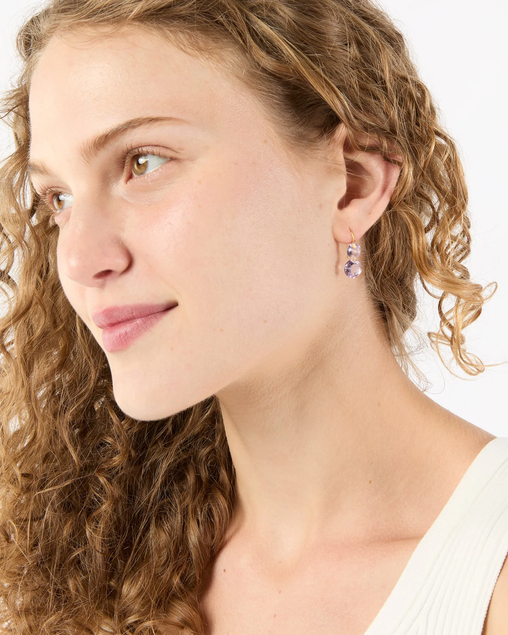 Extra Small Incandescence Earrings in Amethyst sold by Mashburn product image thumbnail 2