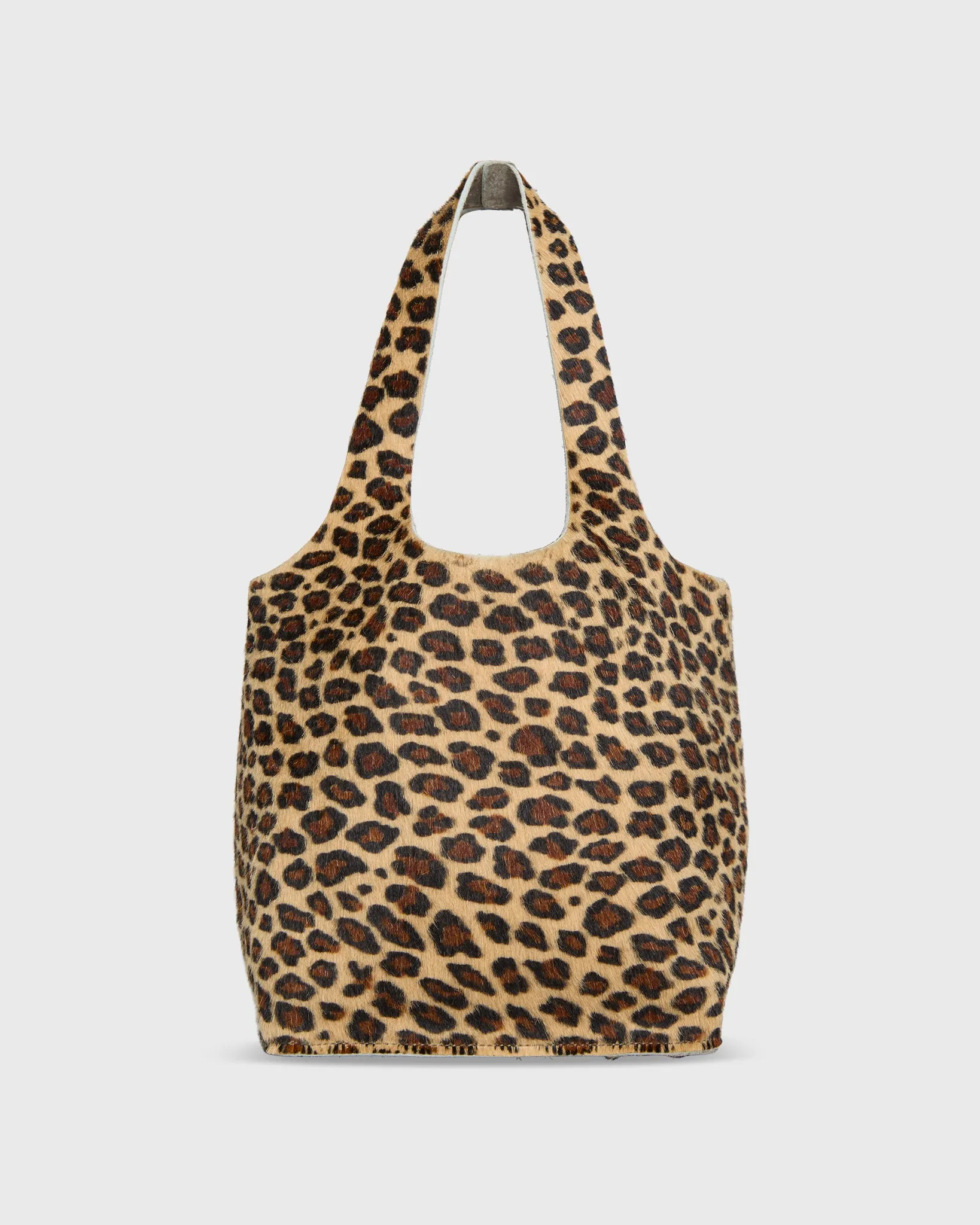 Paola Bucket Bag in Mini Leopard Calf Hair sold by Mashburn product image thumbnail 3