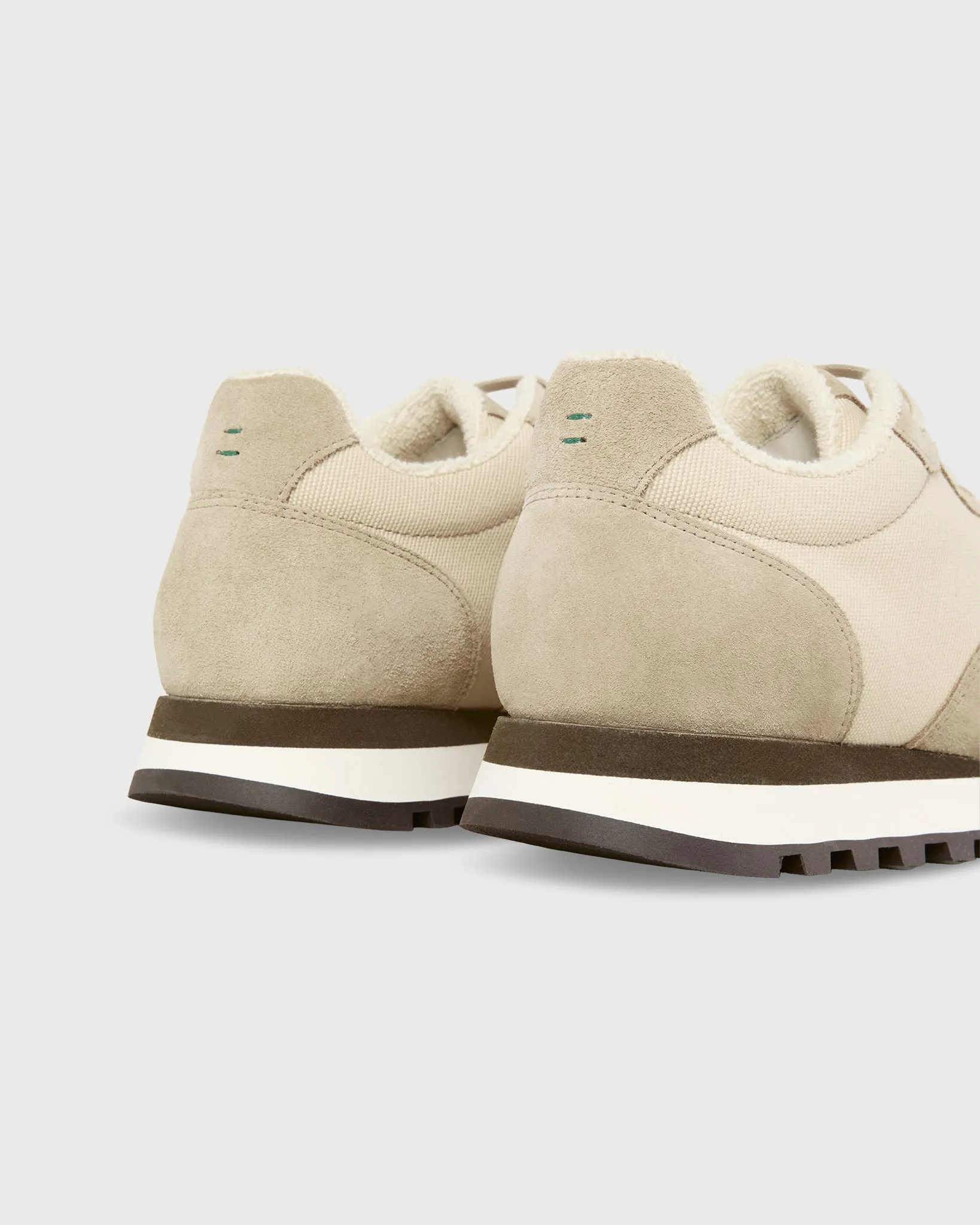 Trainer in Stone/Natural Suede/Canvas sold by Mashburn product image thumbnail 4