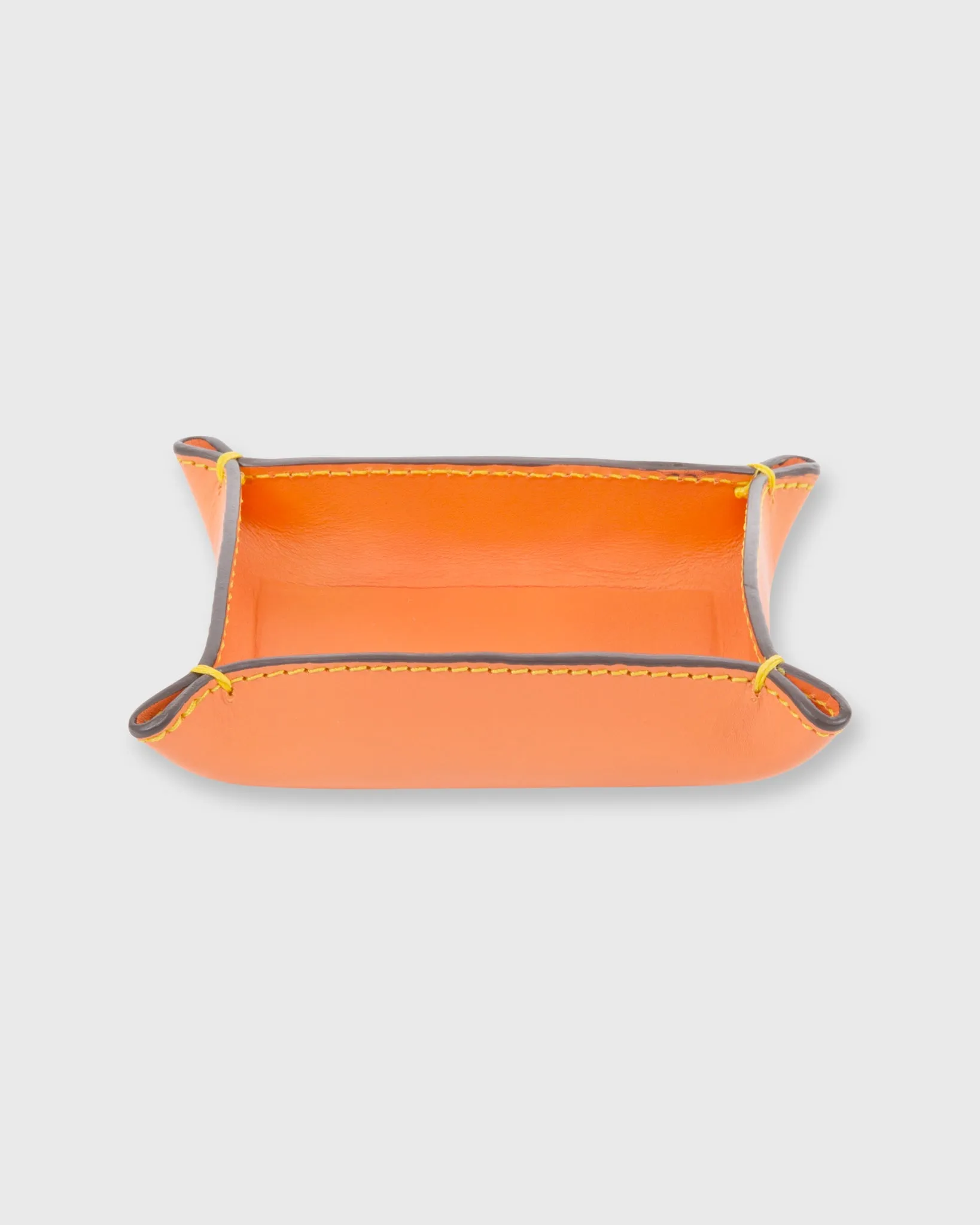 Small Tray in Orange Leather sold by Mashburn product image thumbnail 3
