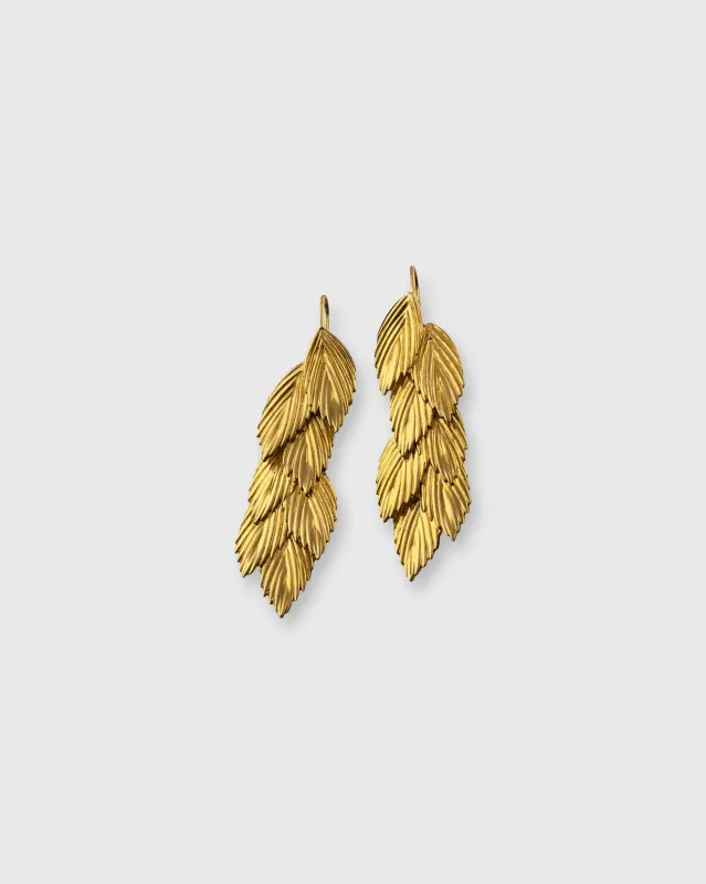 Sea Oats Earrings in Vermeil sold by Mashburn