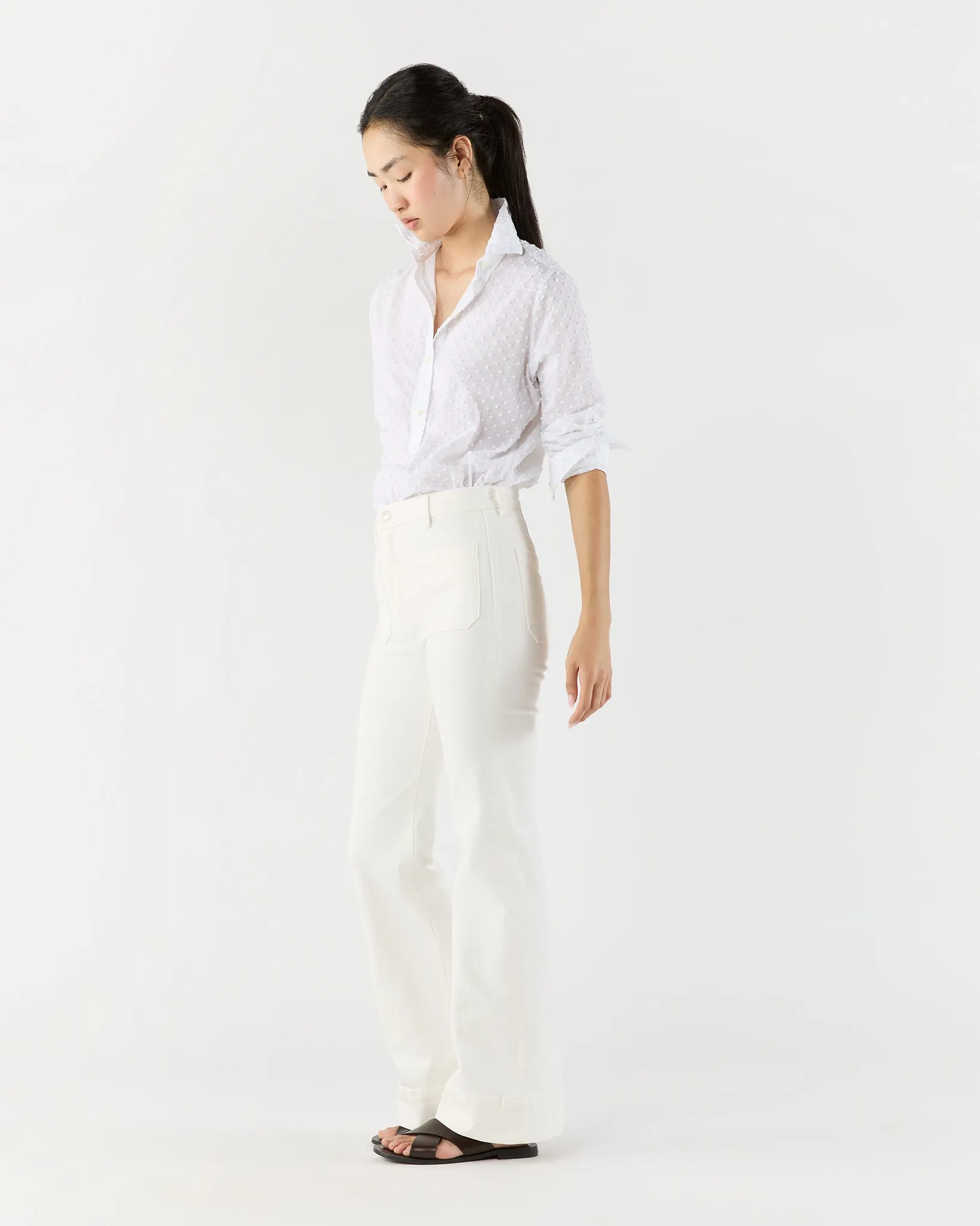 St Monica Jean in Natural White sold by Mashburn product image thumbnail 4