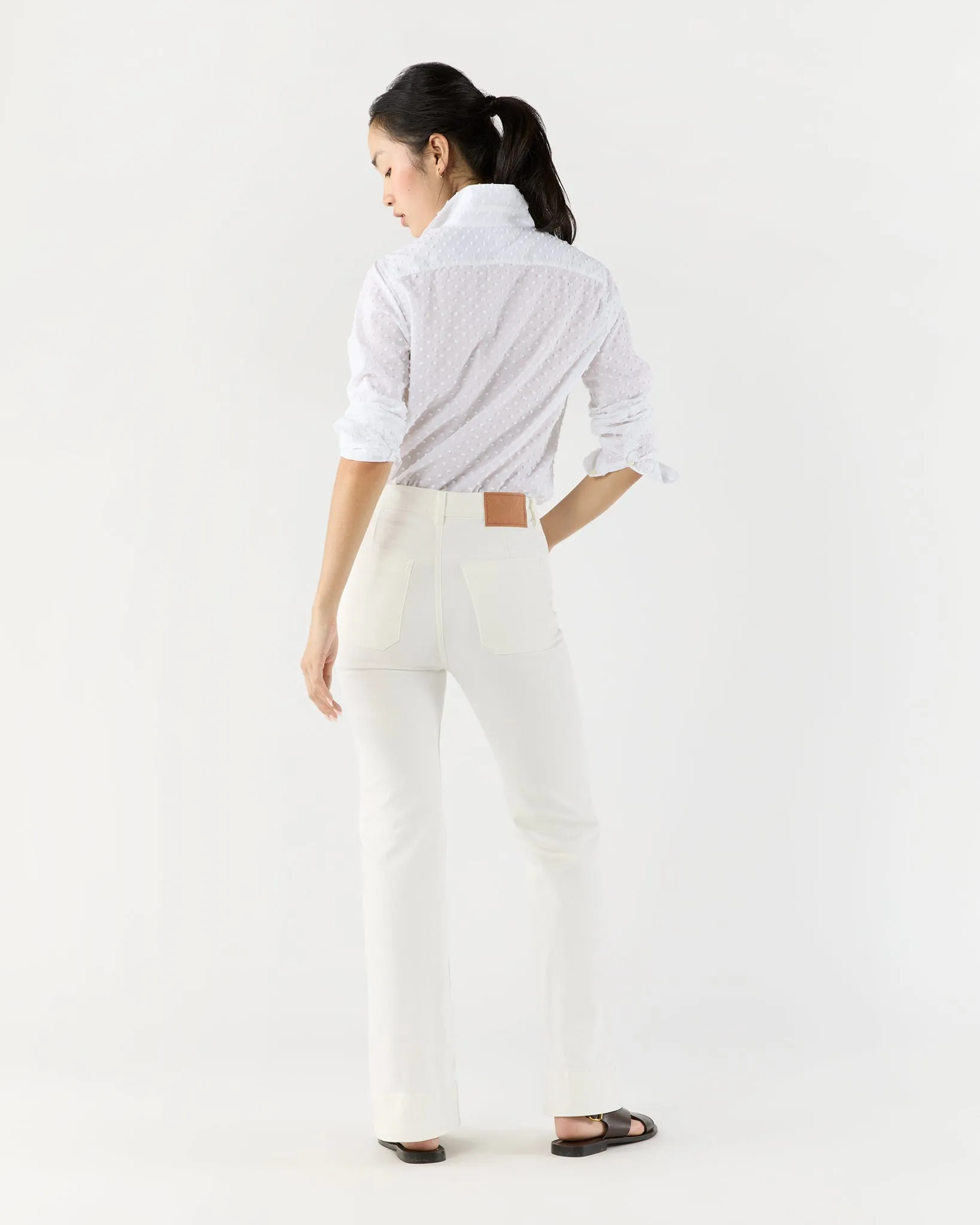 St Monica Jean in Natural White sold by Mashburn product image thumbnail 3