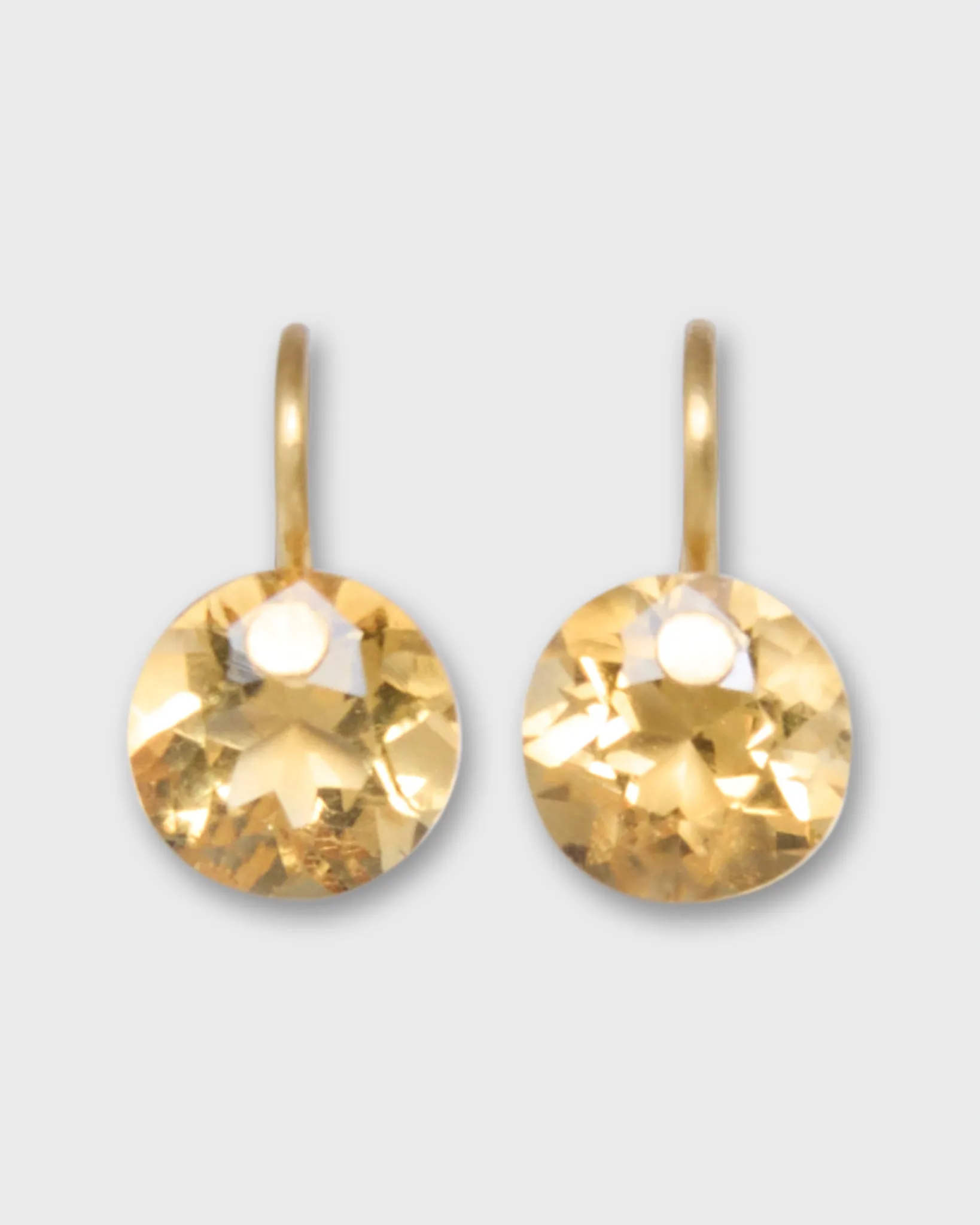 Extra Small Brilliant Earrings in Citrine sold by Mashburn product image thumbnail 4