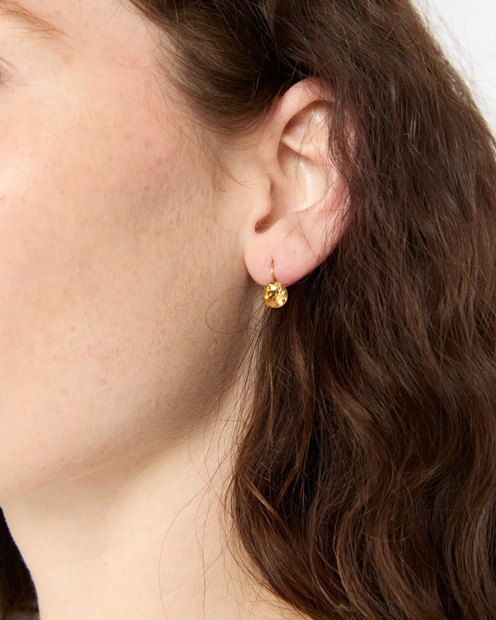 Extra Small Brilliant Earrings in Citrine sold by Mashburn product image thumbnail 2