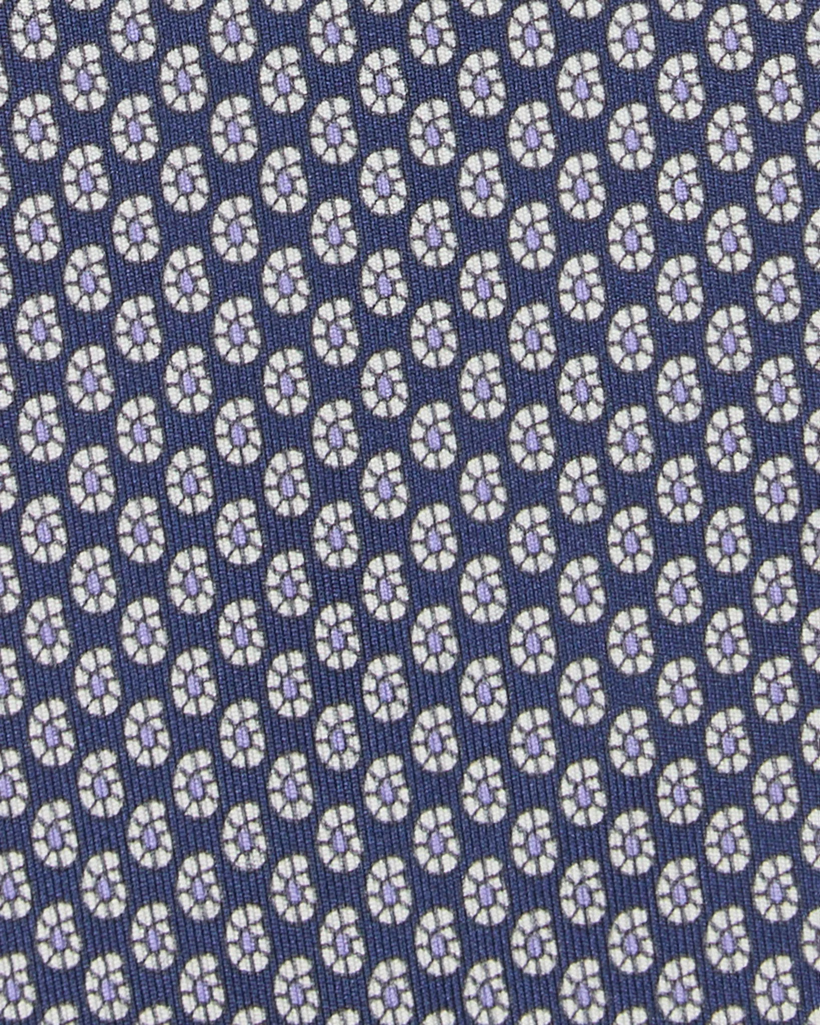 Silk Print Tie in Navy/Bone/Sky Paisley sold by Mashburn product image thumbnail 2